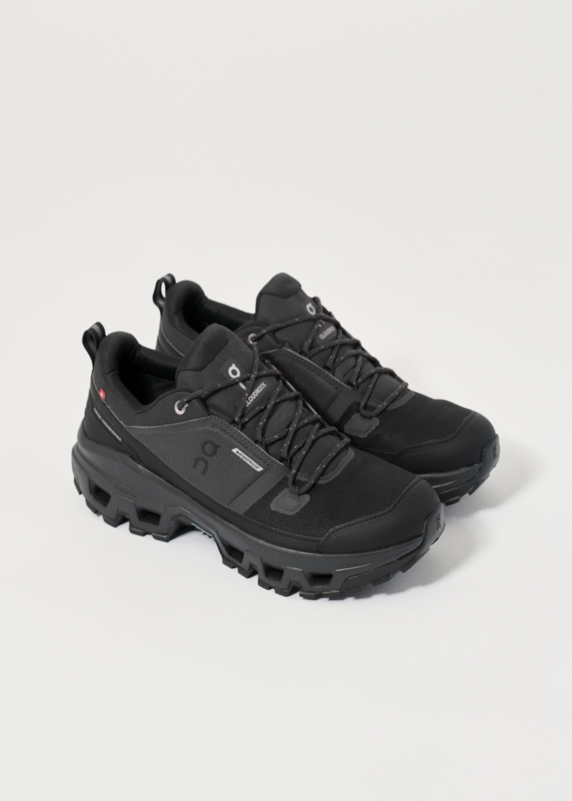 On Cloudrock Low Waterproof Walking Shoes