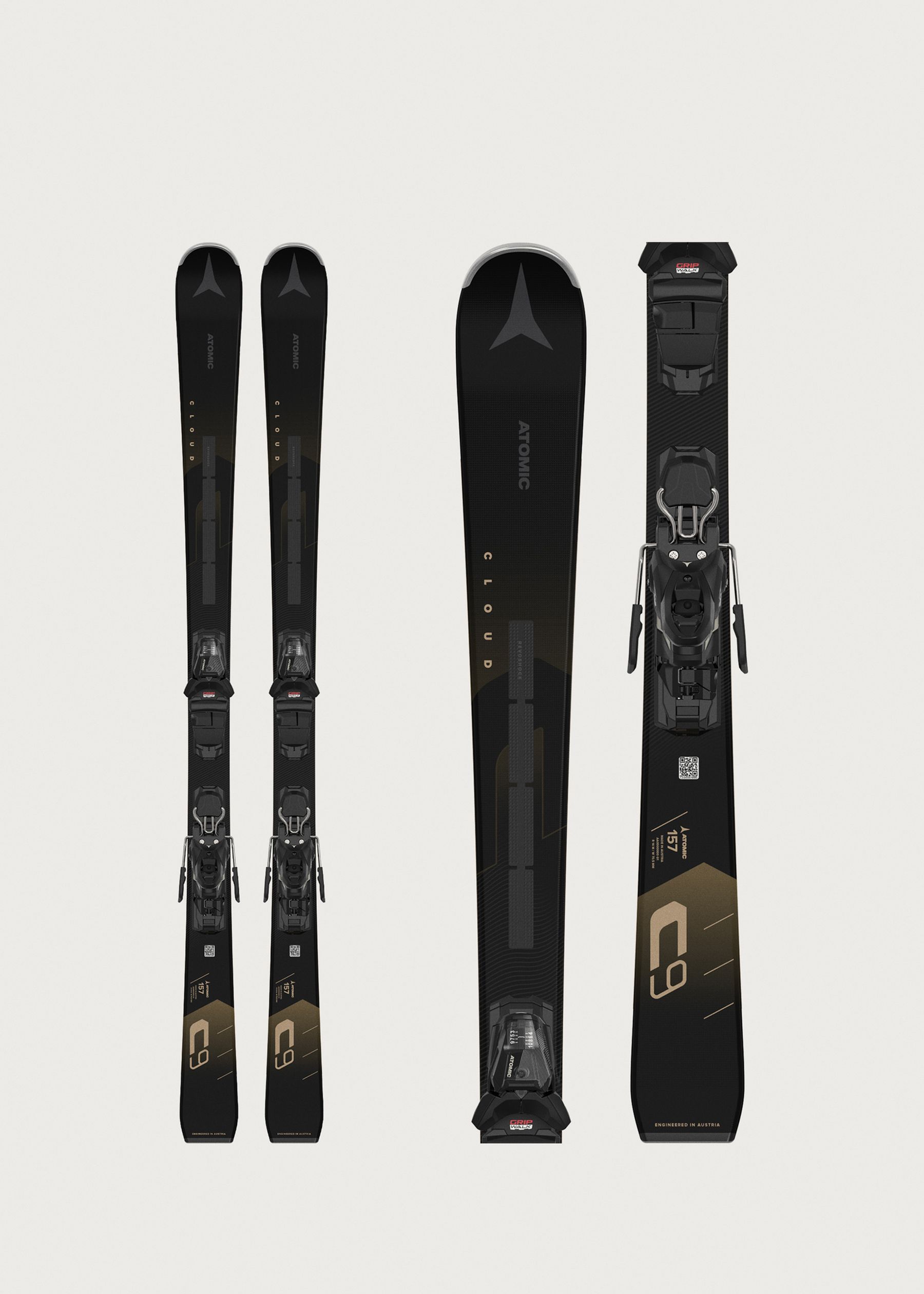 Image - 1 - Cloud C9 Revoshock Light Skis + M 10 GW Bindings