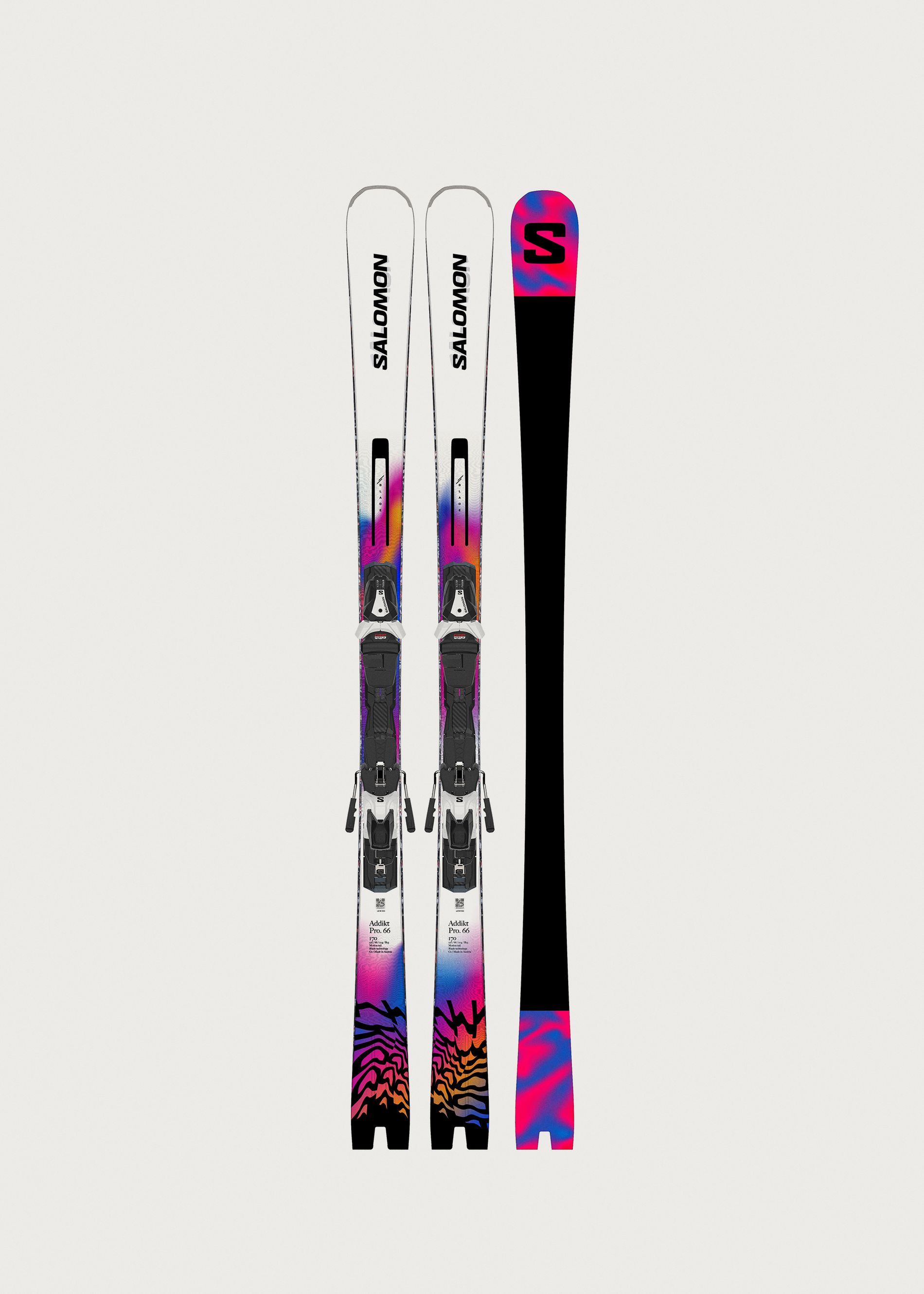 Salomon Addikt Pro 66 Skis + MI12 GW Bindings