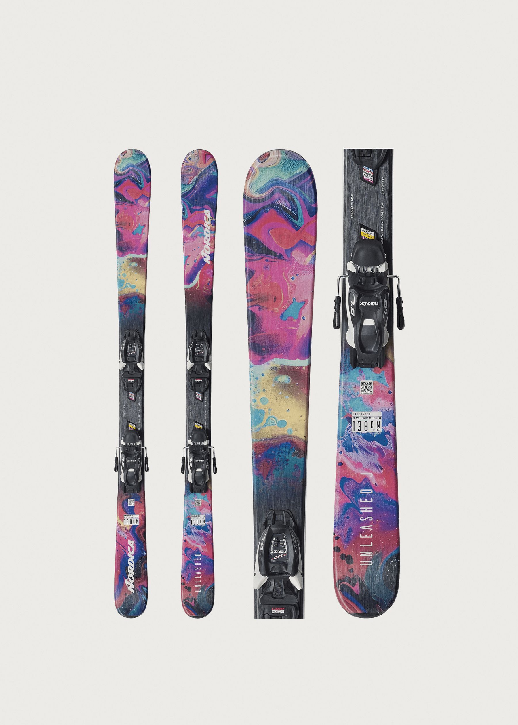 Image - 1 - Unleashed J Skis + 4.5 FDT Bindings