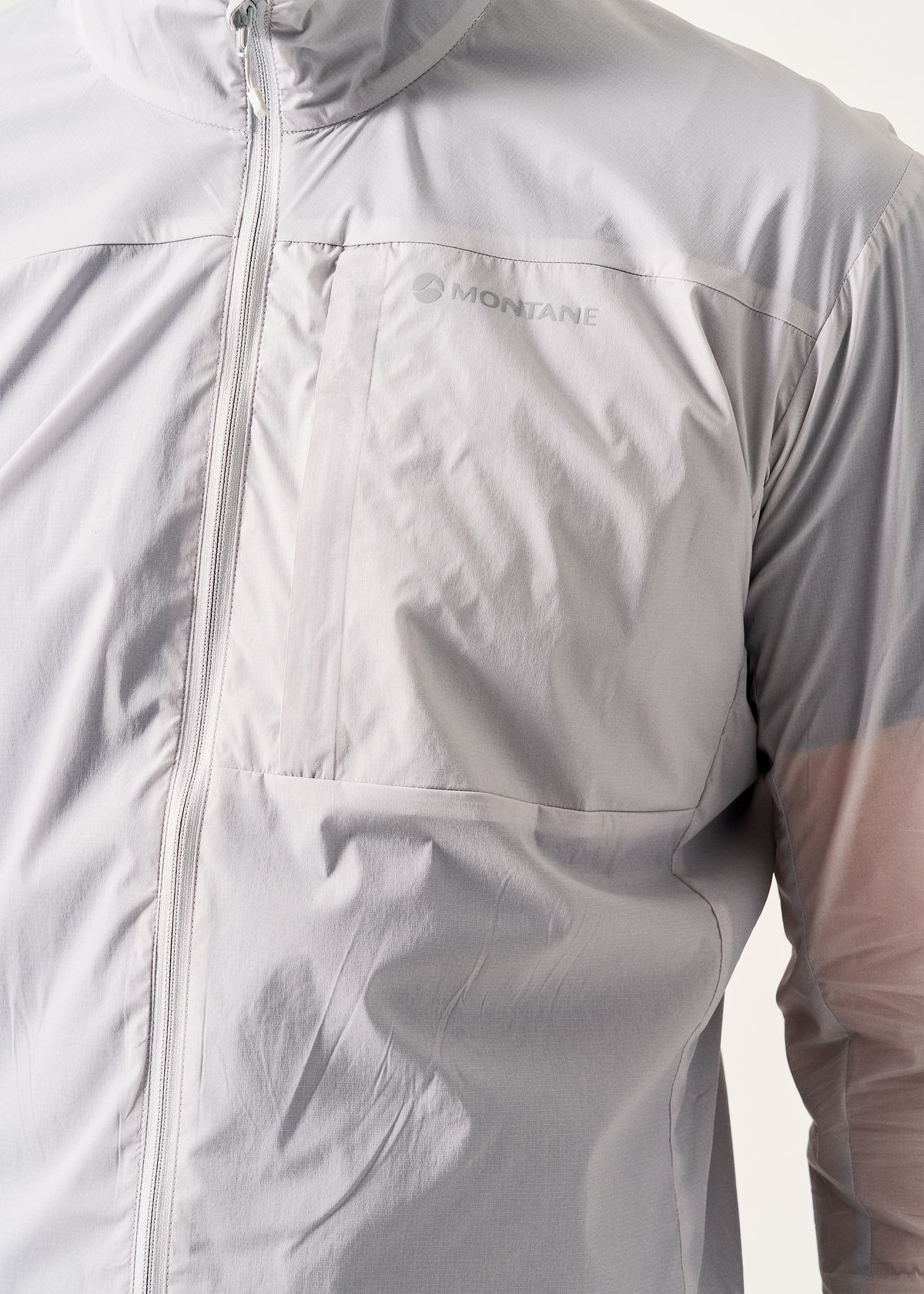 Zipped chest pocket