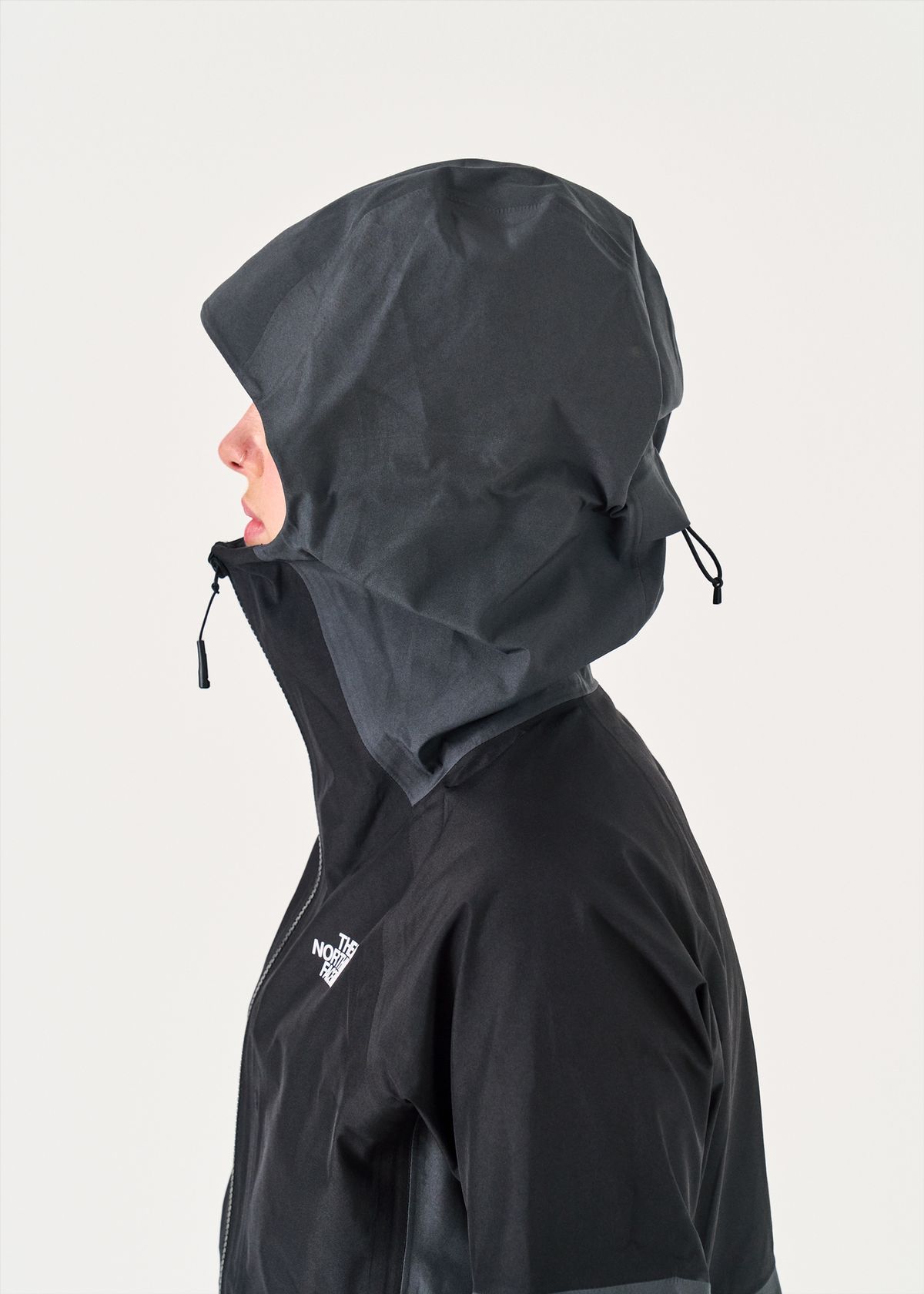 Adjustable helmet compatible hood 