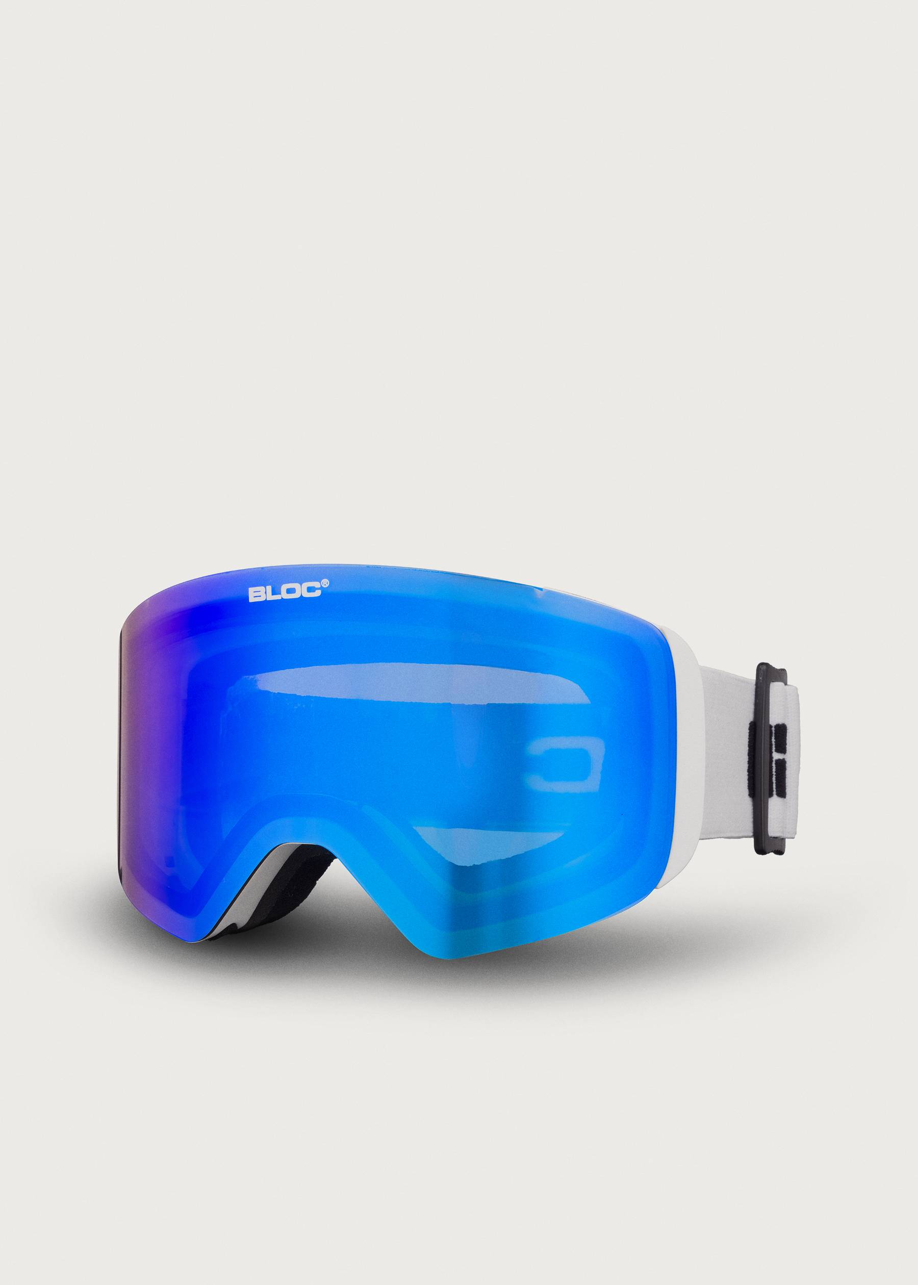 Image - 2 - Small Fit Thirty-Five Matte White / Brown Blue Mirror Goggles