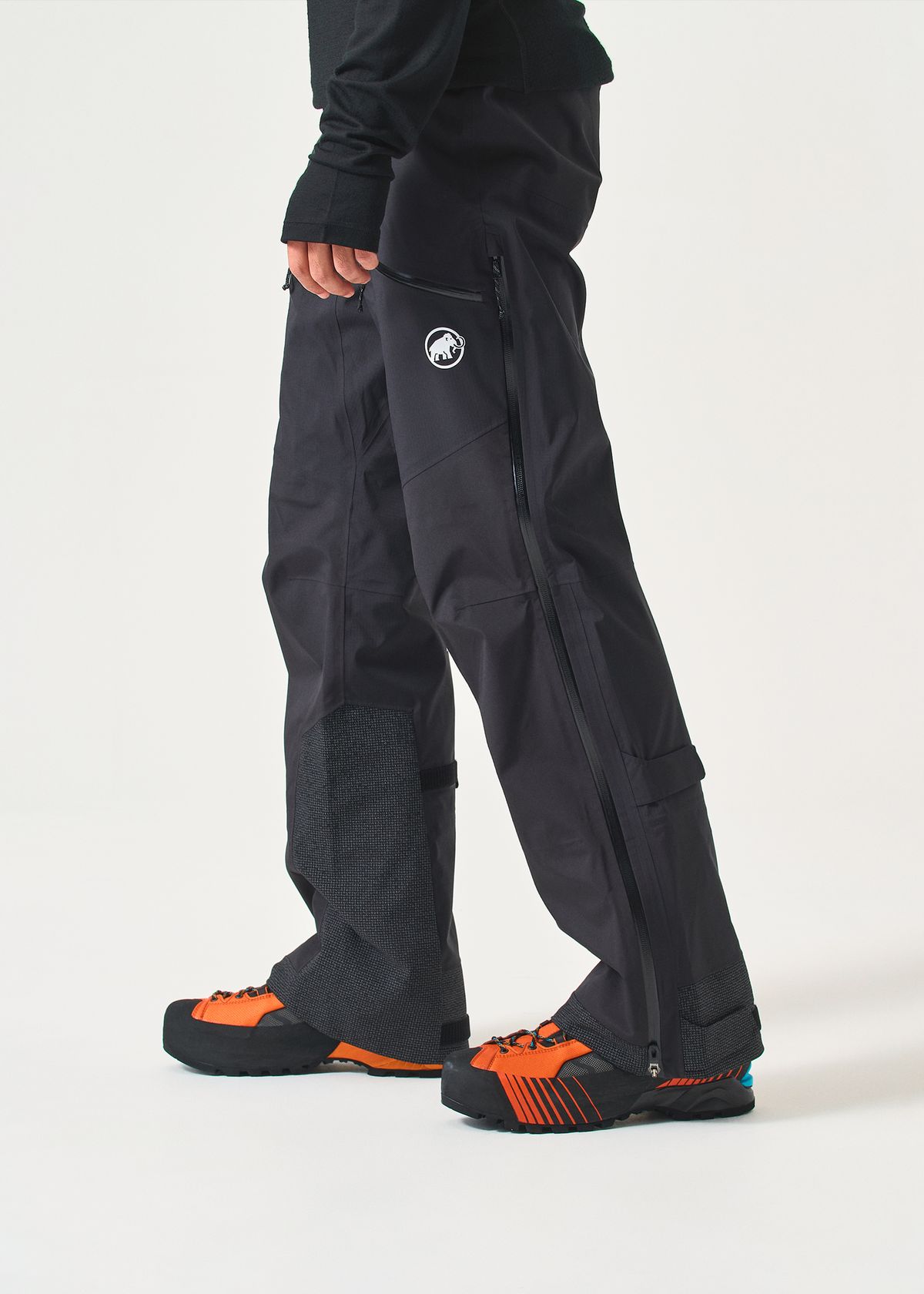 Three-quarter length side zips