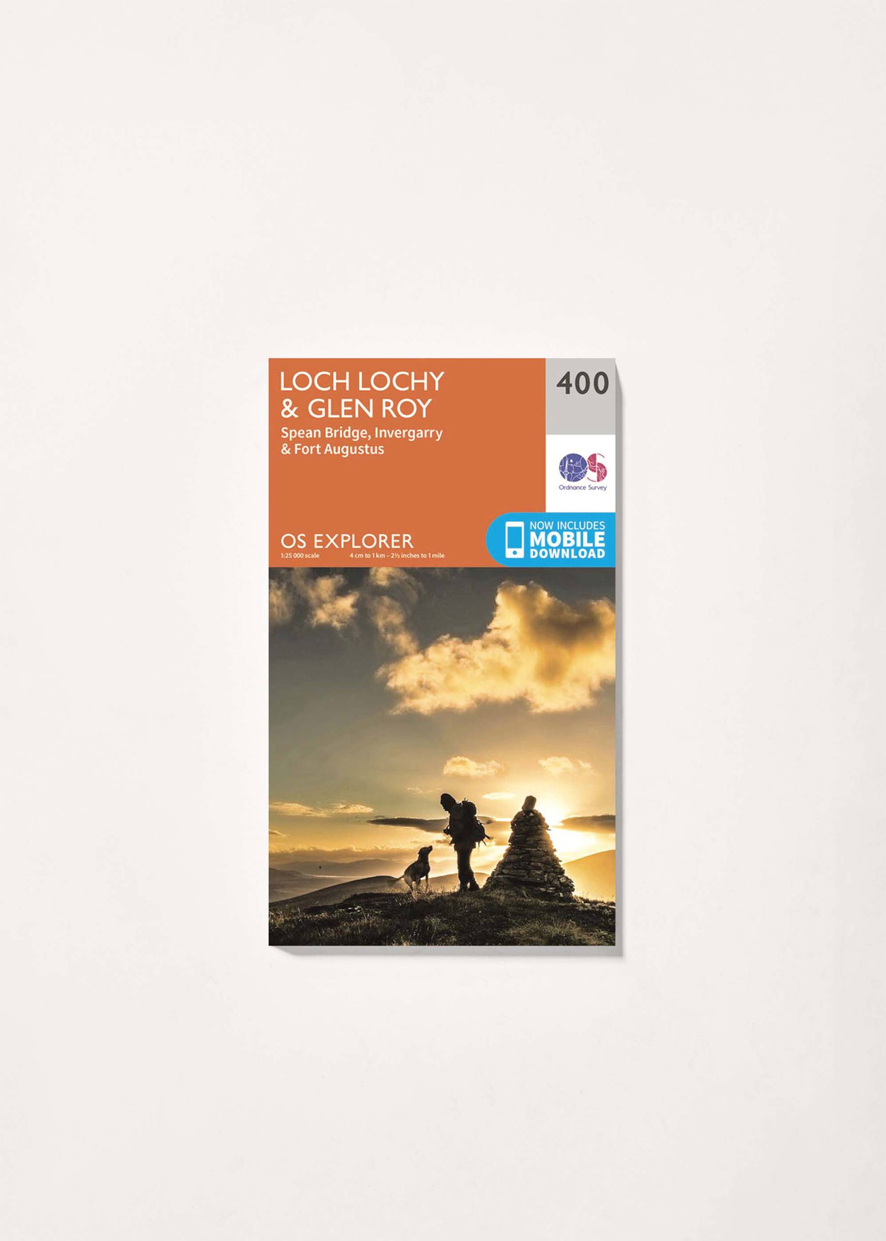 Image - 3 - Loch Lochy & Glen Roy - OS Explorer 400 Map