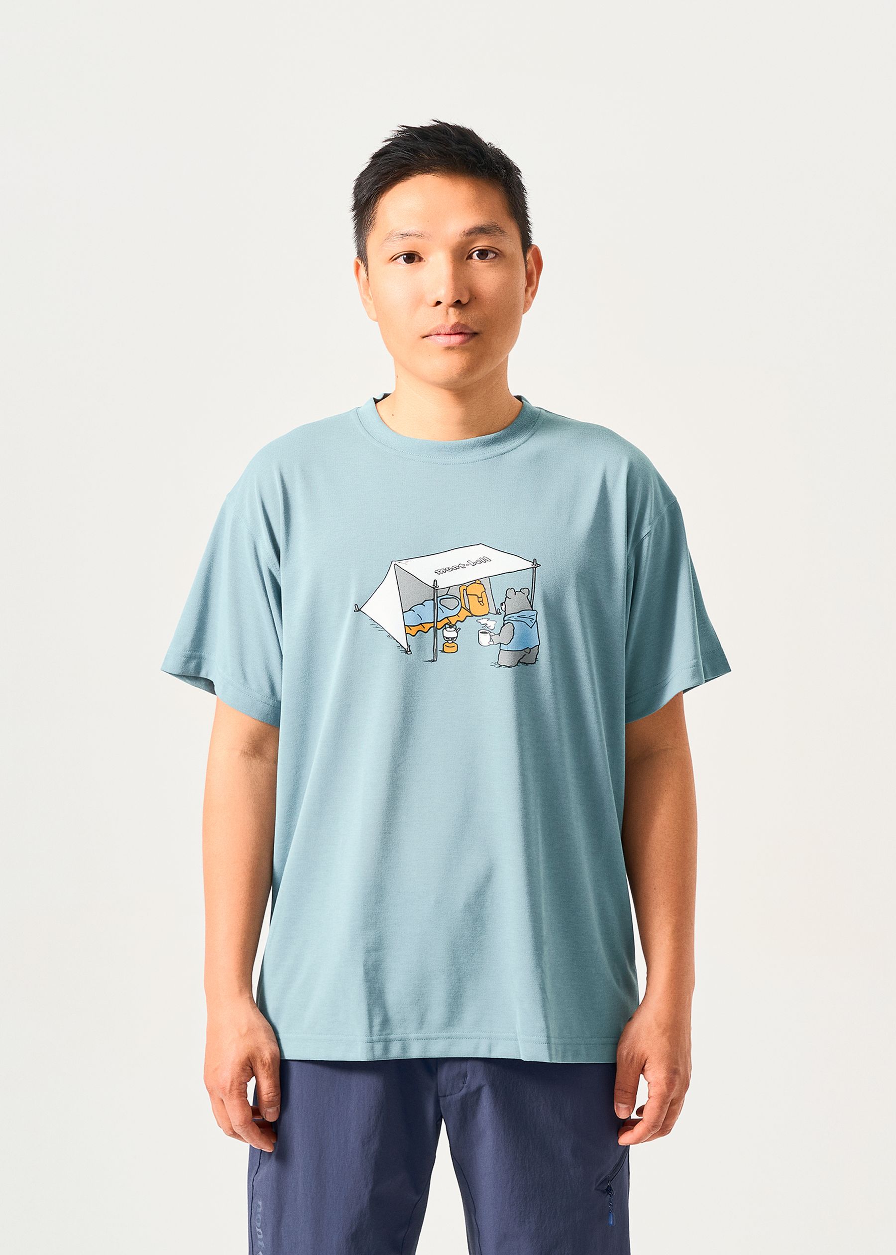 Image - 1 - Wickron Camping Bear T-Shirt