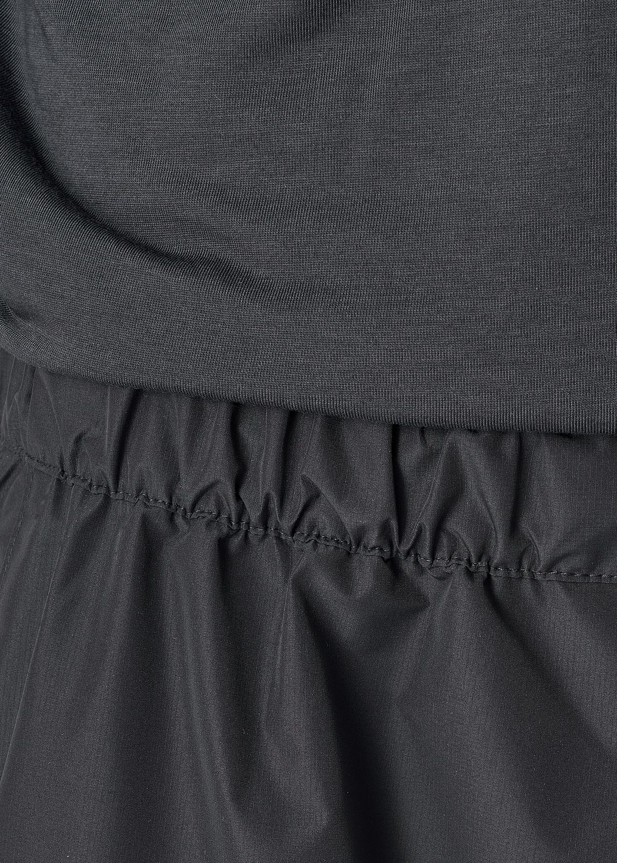 Elasticated waistband with internal drawcord     