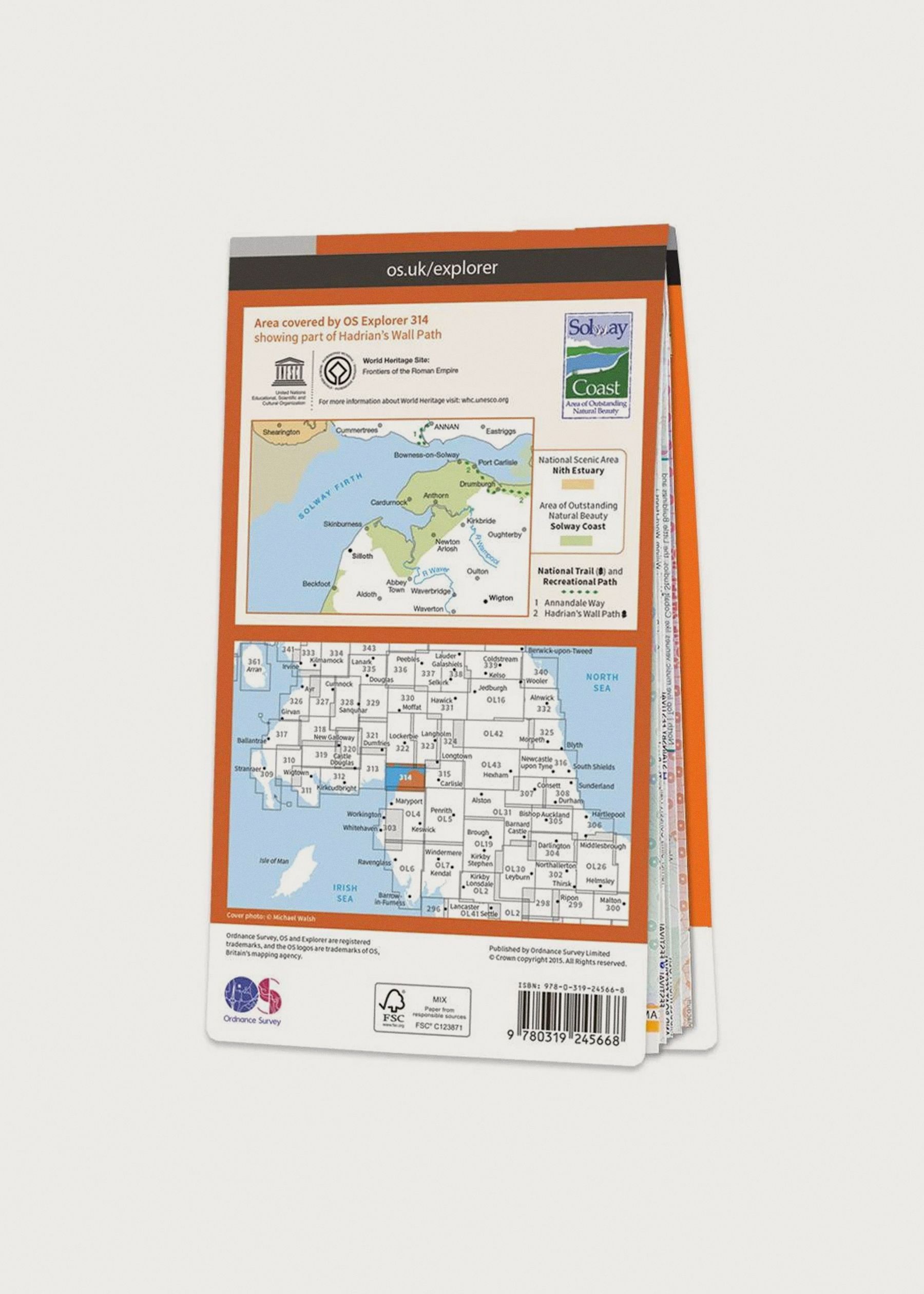 Image - 2 - Solway Firth, Wigton & Silloth - Explorer 314 Map