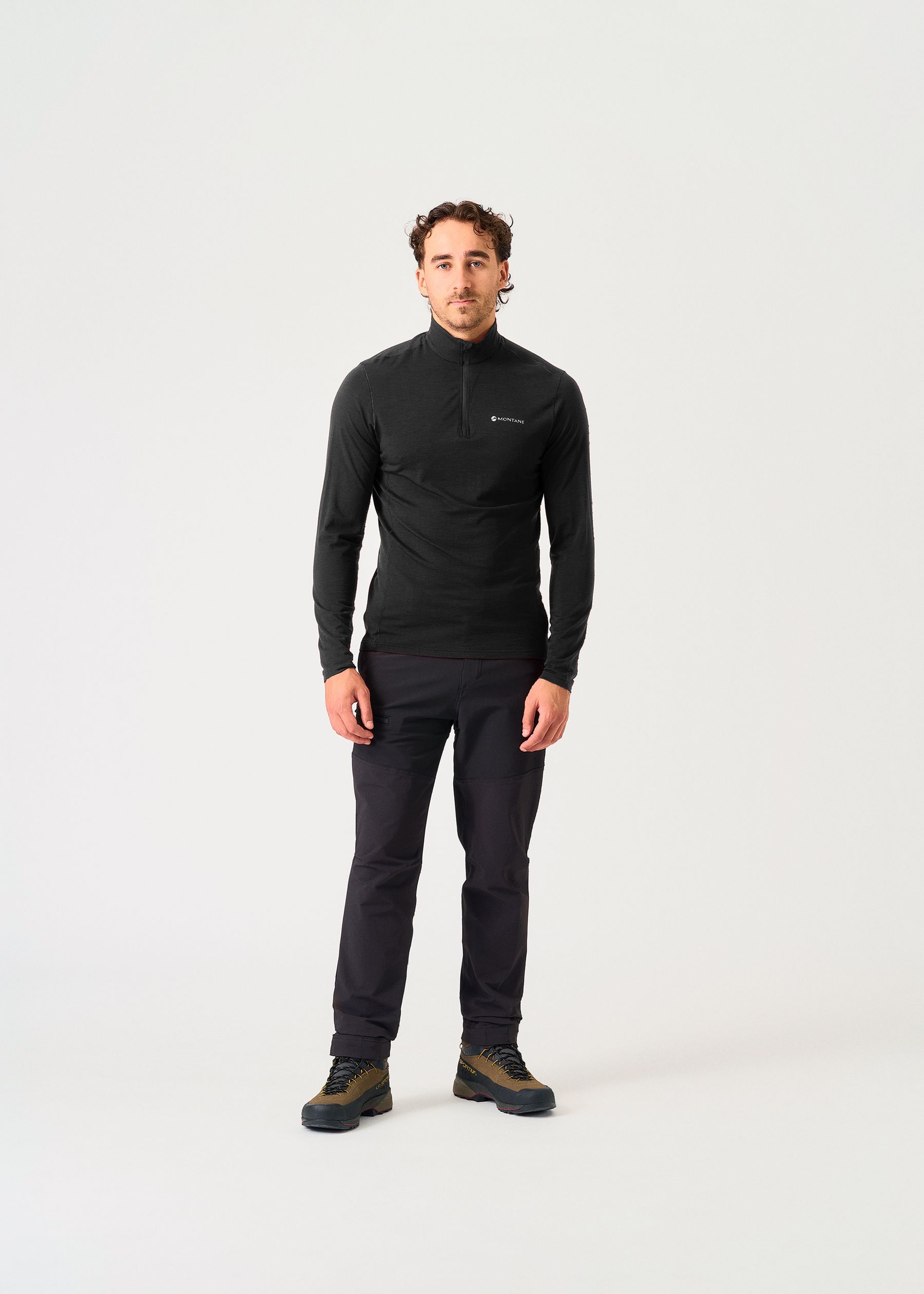 Montane Malli Long Sleeve Merino Zip T Shirt