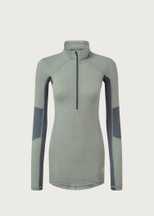 Darkhorse 185 Zoned Merino Long Sleeve Zip Neck