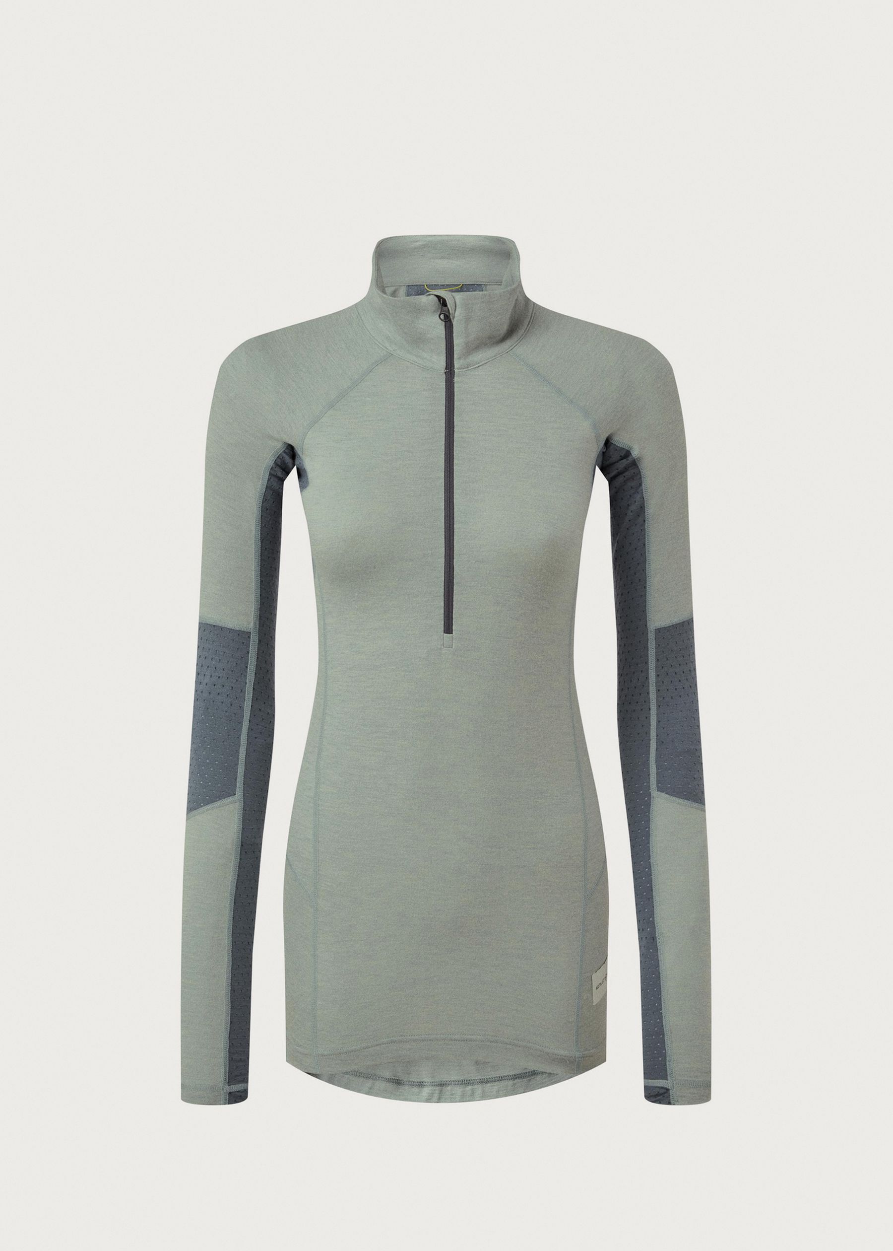 Image - 1 - Darkhorse 185 Zoned Merino Long Sleeve Zip Neck