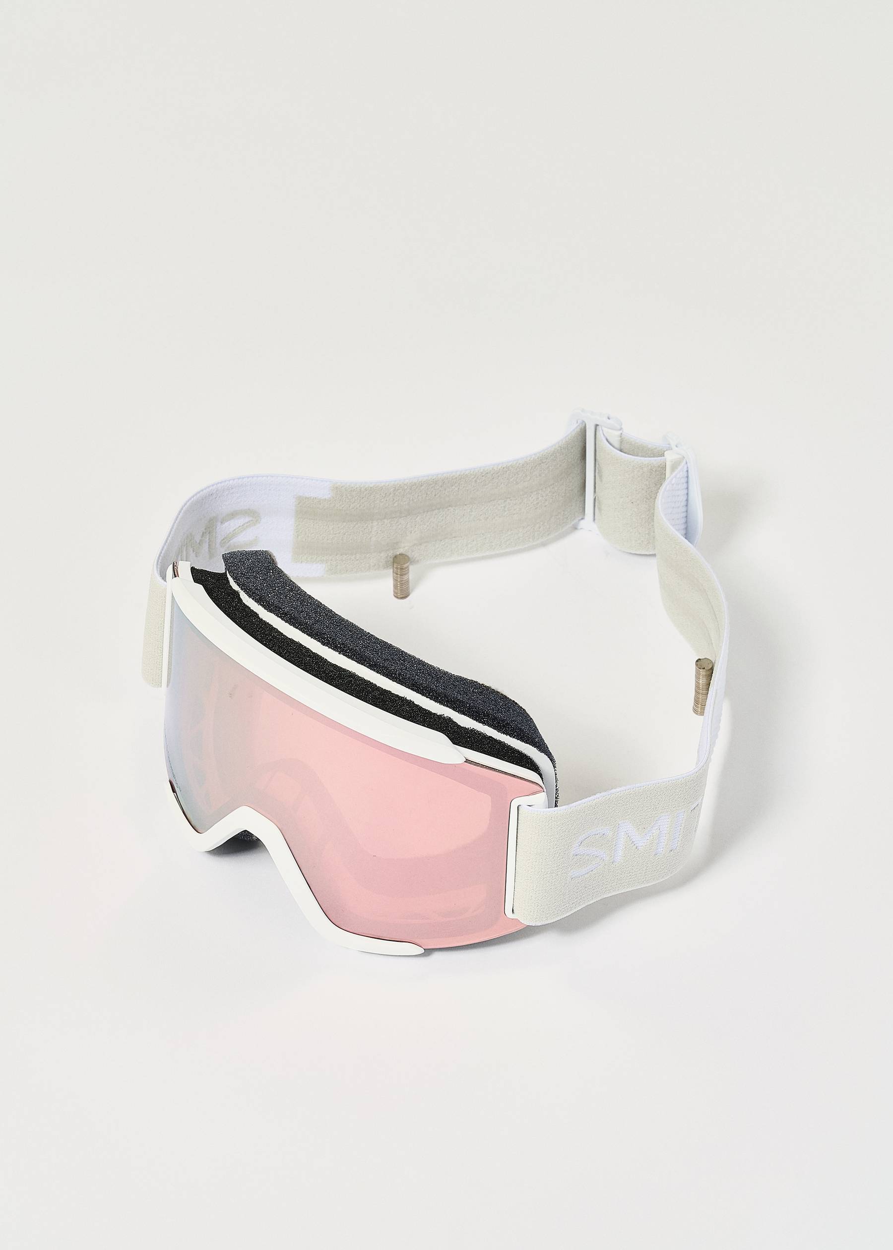 Image - 3 - Squad S White Vapor / ChromaPop Everyday Rose Gold Mirror Goggles