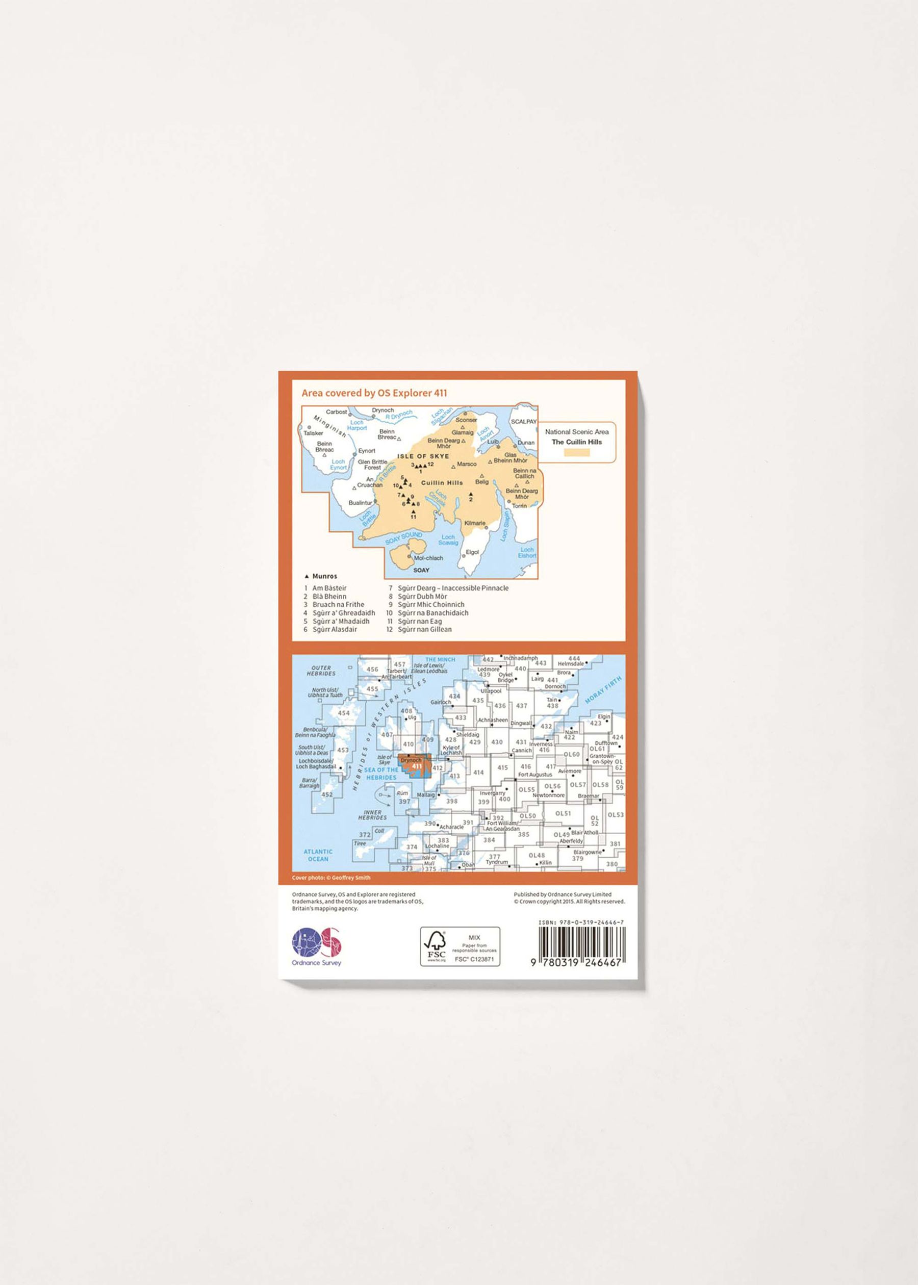 Image - 2 - Skye - Cuillin Hills - OS Explorer 411 Map