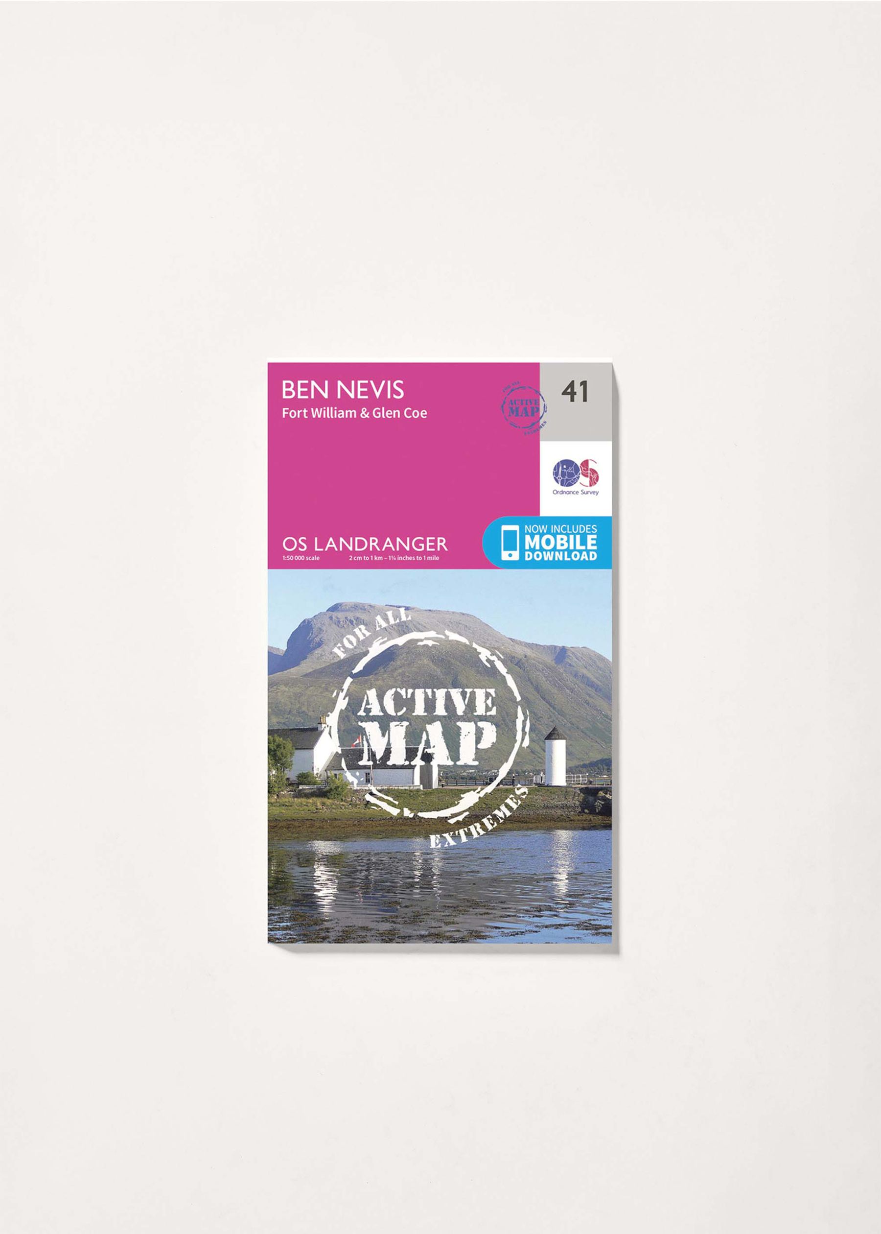 Image - 1 - Ben Nevis, Fort William & Glen Coe - Landranger Active 41 Map