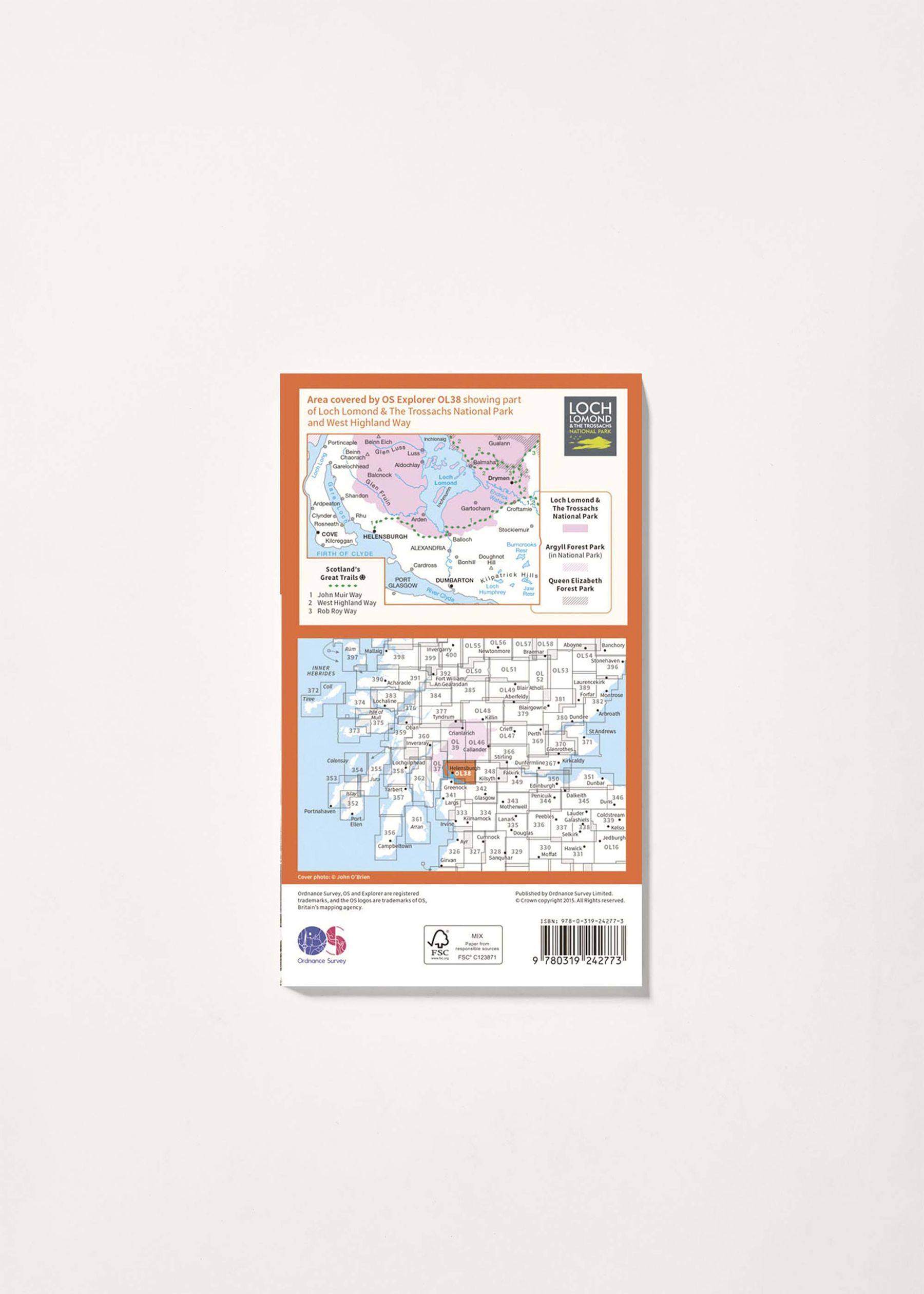 Image - 2 - Loch Lomond South - OS Explorer OL38 Map
