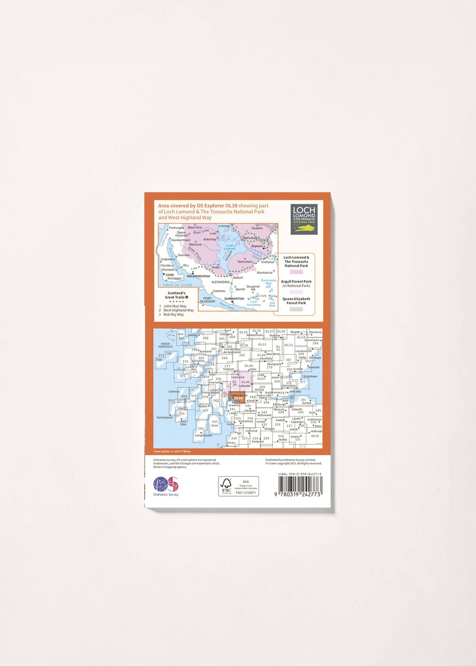 Image - 2 - Loch Lomond South - OS Explorer OL38 Map