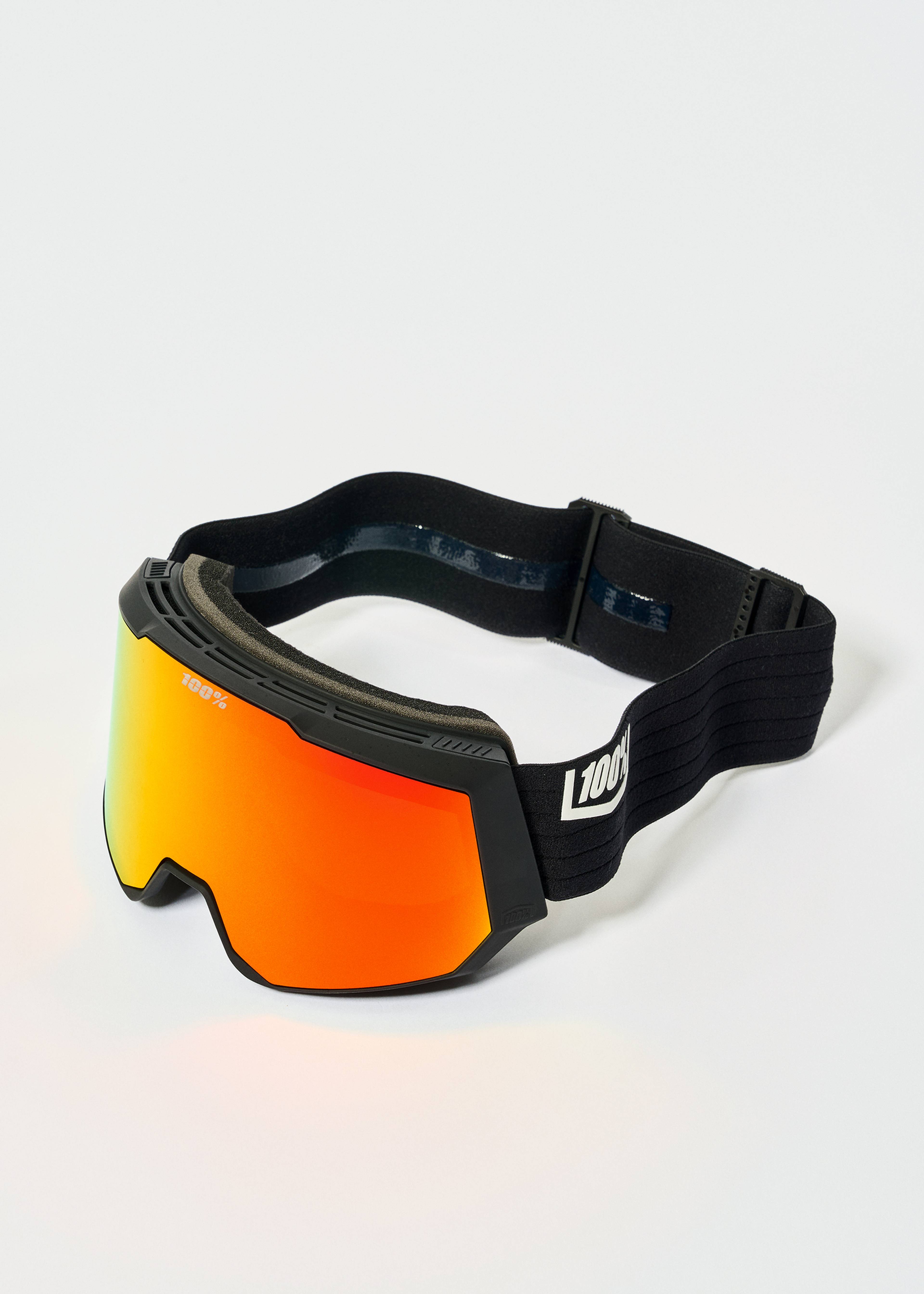 100Percent Snowcraft XL Essentail Black / HiPER Vermillion Red ML
