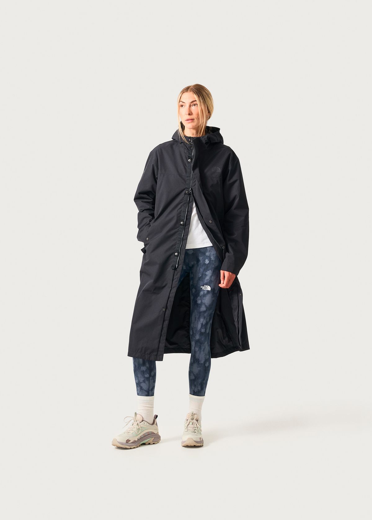 Two-way front zip