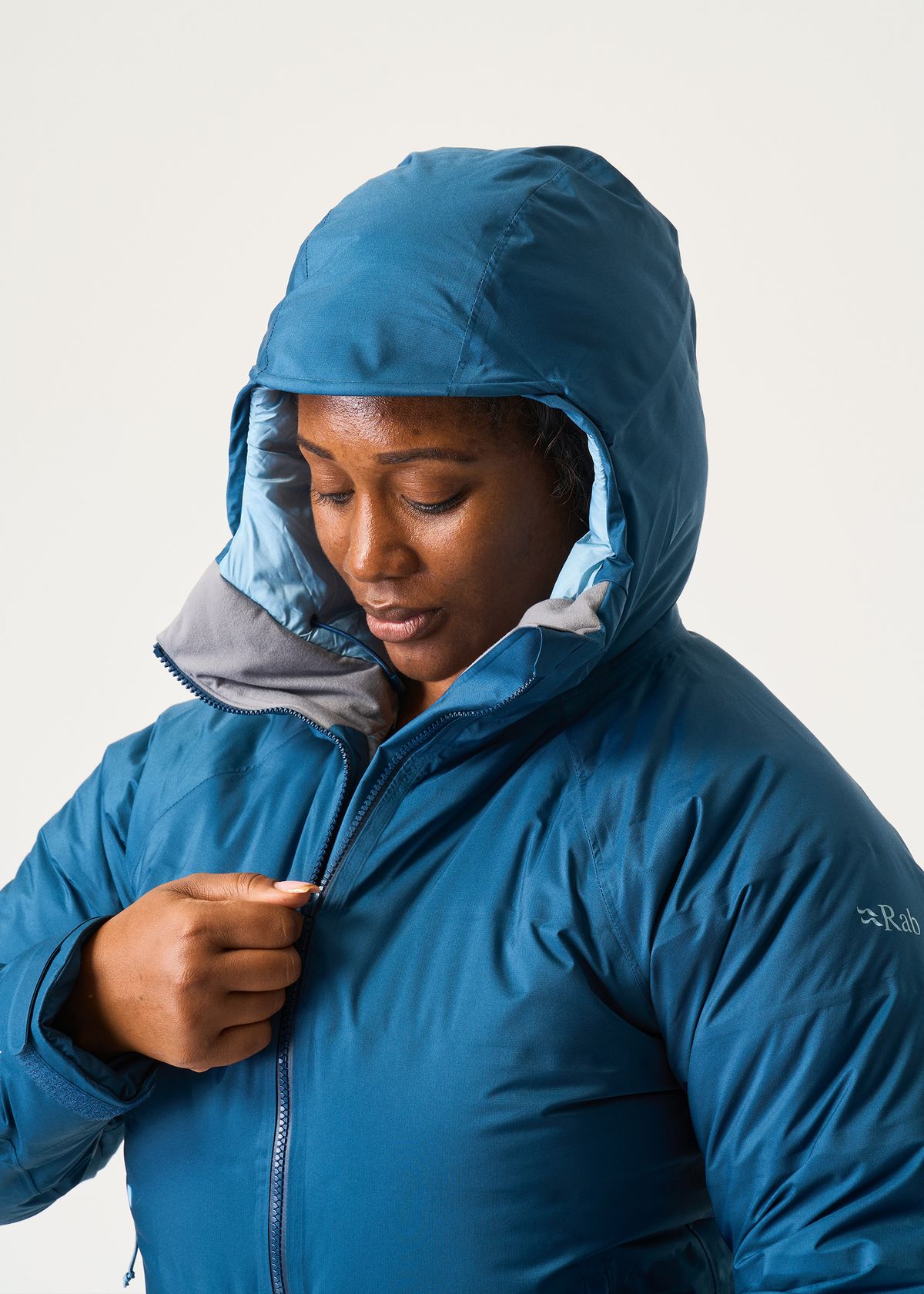 Internal zipped pocket