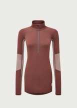 Darkhorse 185 Zoned Merino Long Sleeve Zip Neck