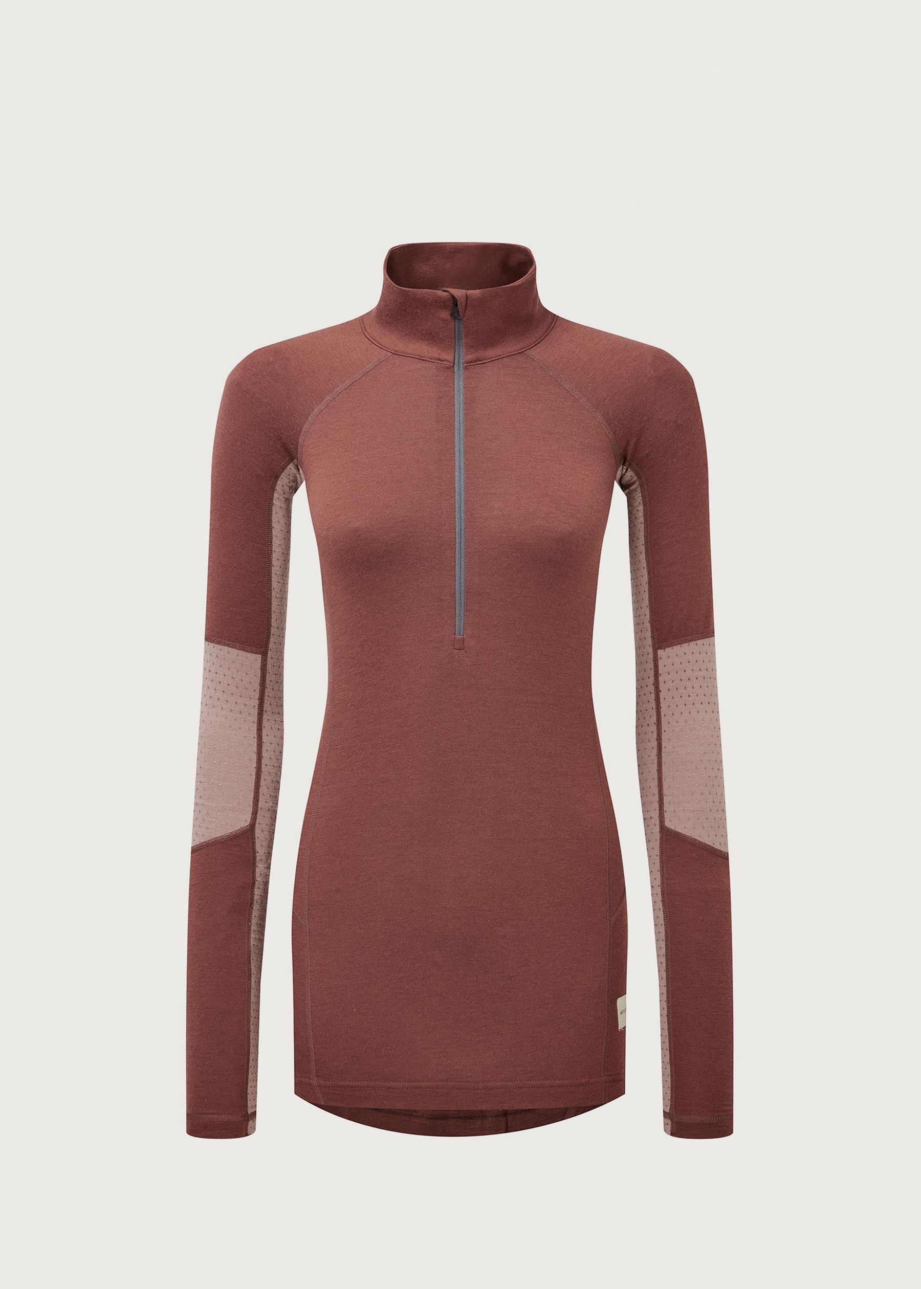 Image - 1 - Darkhorse 185 Zoned Merino Long Sleeve Zip Neck