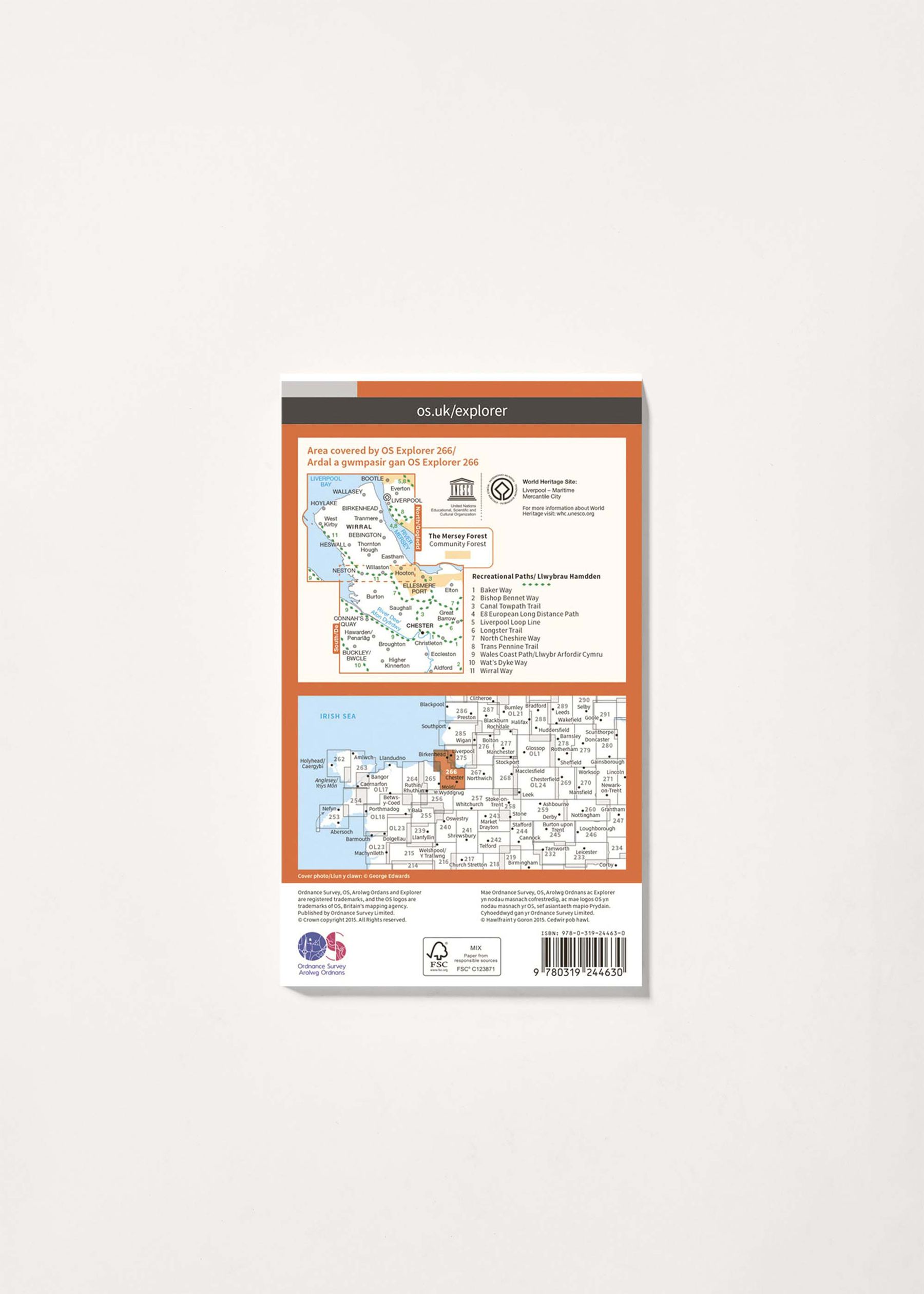 Image - 2 - Wirral & Chester - OS Explorer 266 Map