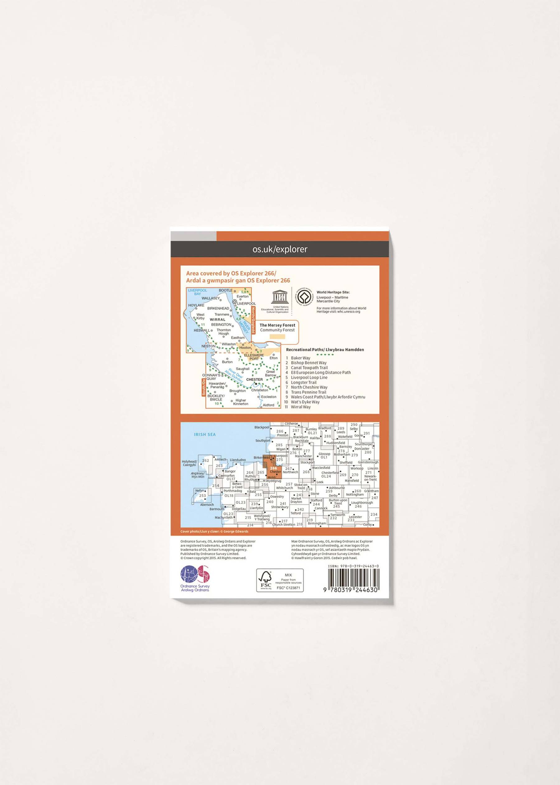 Image - 2 - Wirral & Chester - OS Explorer 266 Map