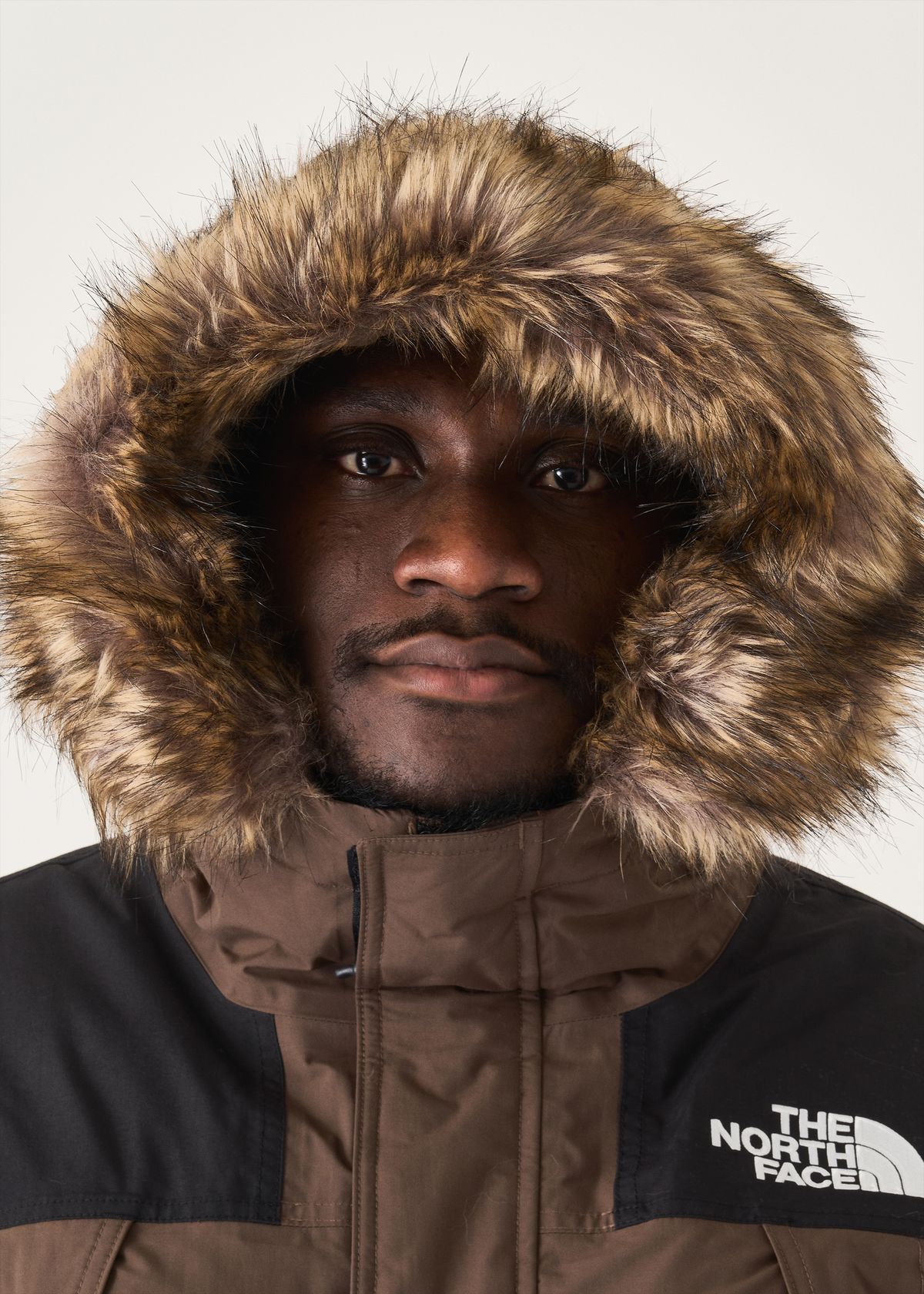 Removable faux-fur hood trim