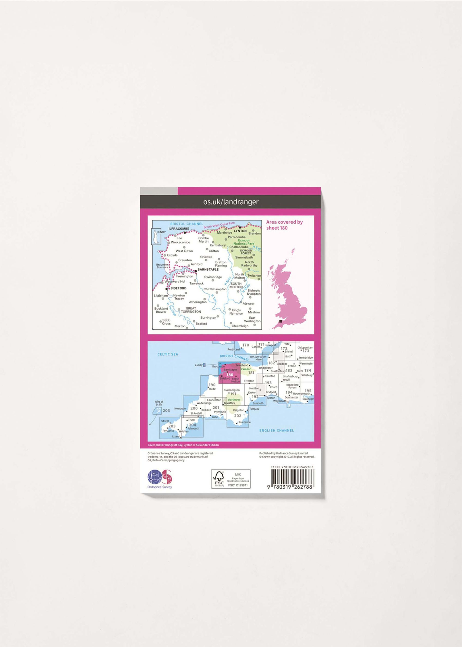 Image - 2 - Barnstaple, Ilfracombe, Lynton & Bideford - Landranger 180 Map