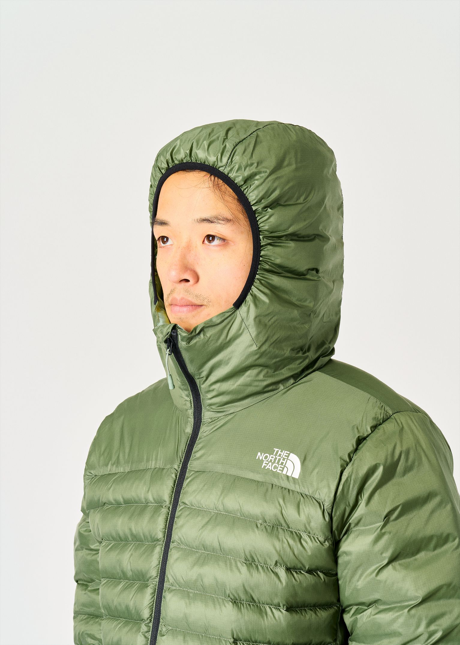 Elasticated hood