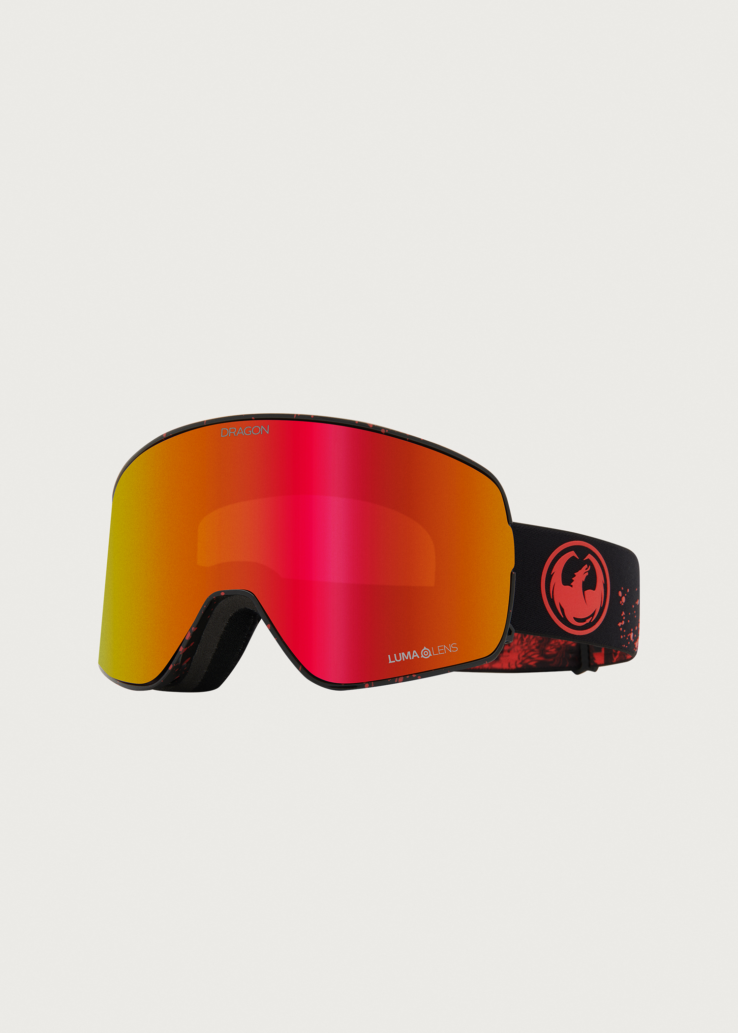 Dragon NFX2 Kaiju / Lumalens Red Ionized Goggles