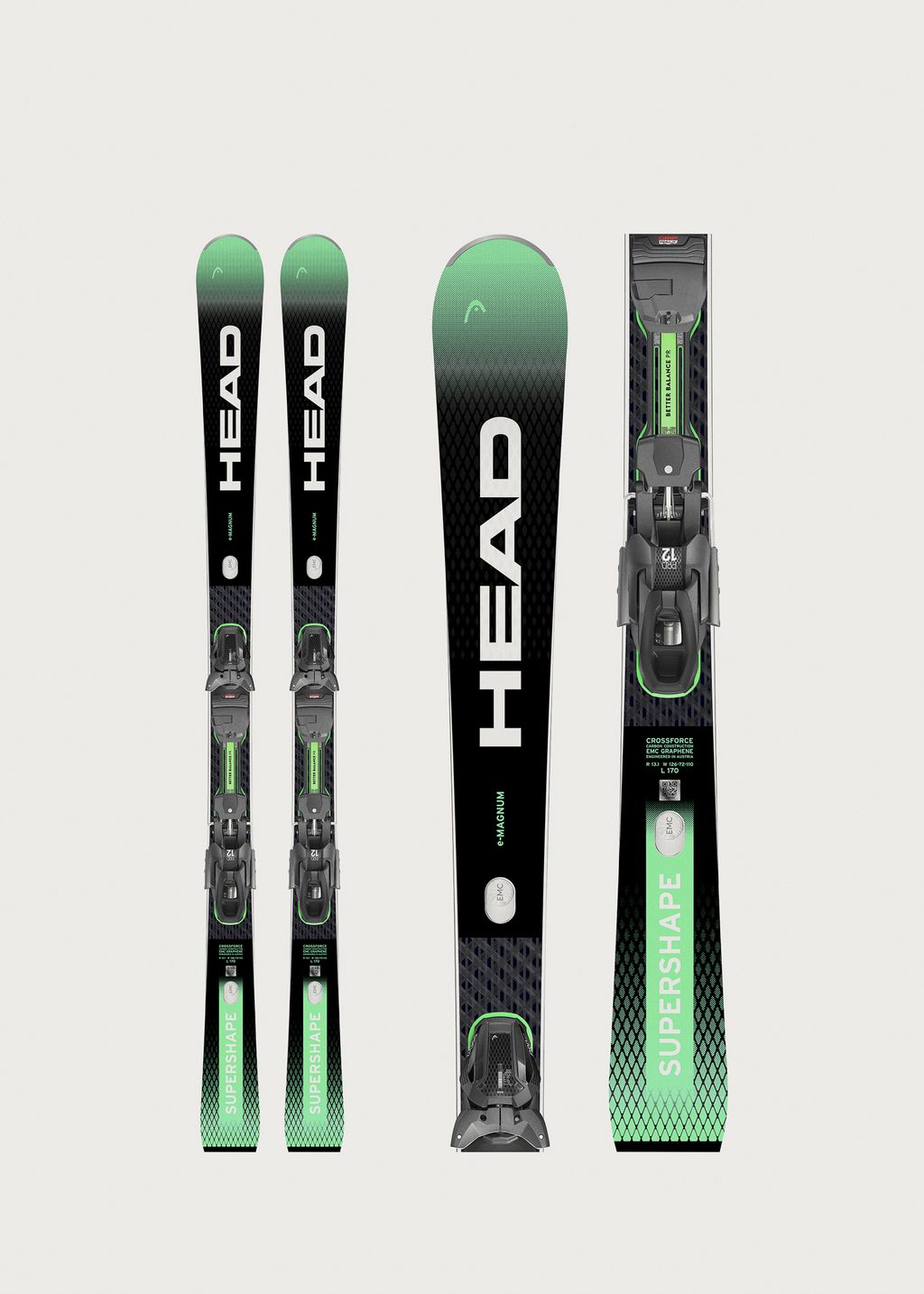 スキー HEAD SUPERSHAPE MAGNUM 177cm 2025 Head Supershape e-Magnum SW Skis — Precision All