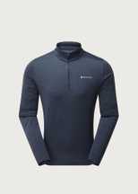 Dart Long Sleeve Zip Neck T-Shirt
