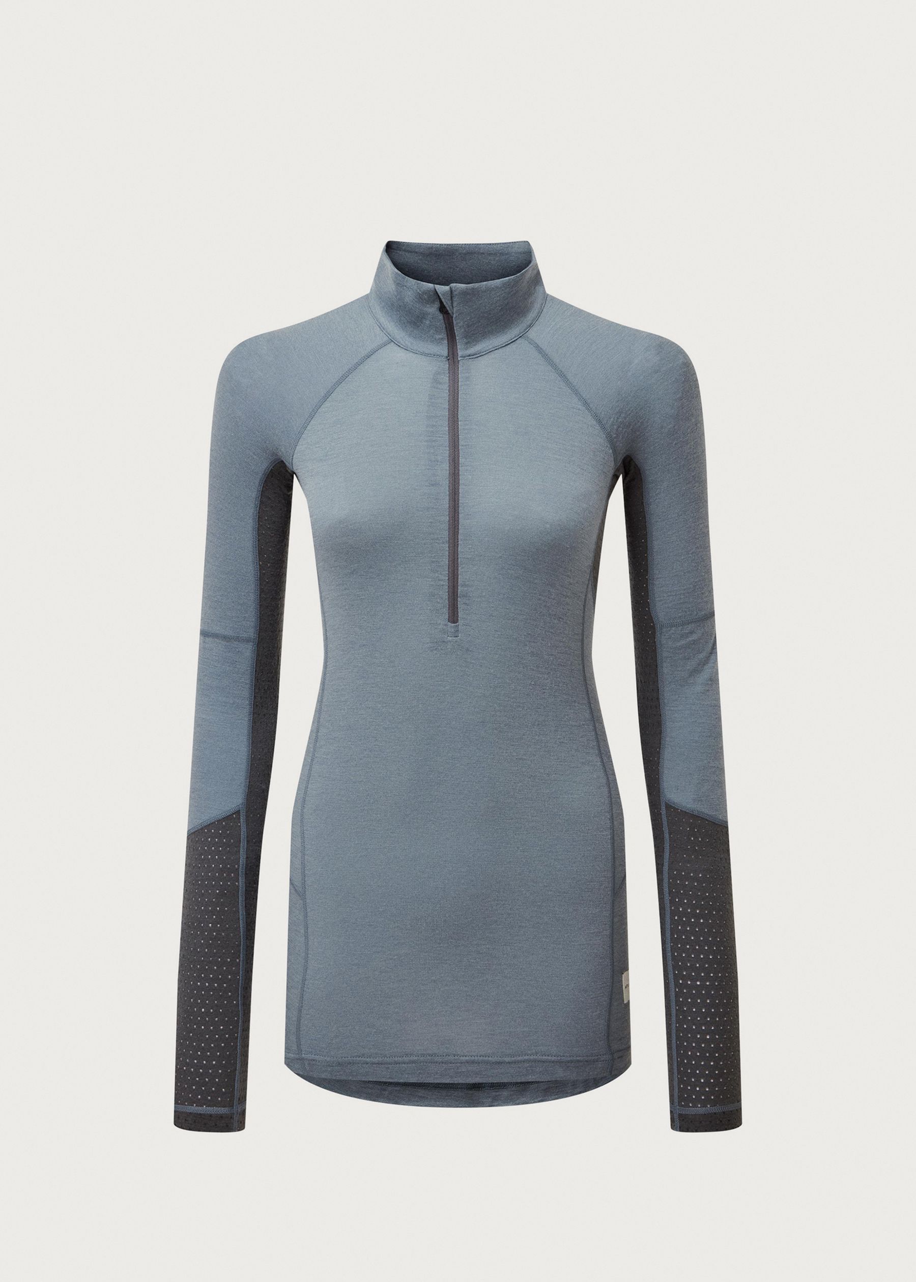 Image - 1 - Goldhill 125 Zoned Merino Long Sleeve Zip Neck