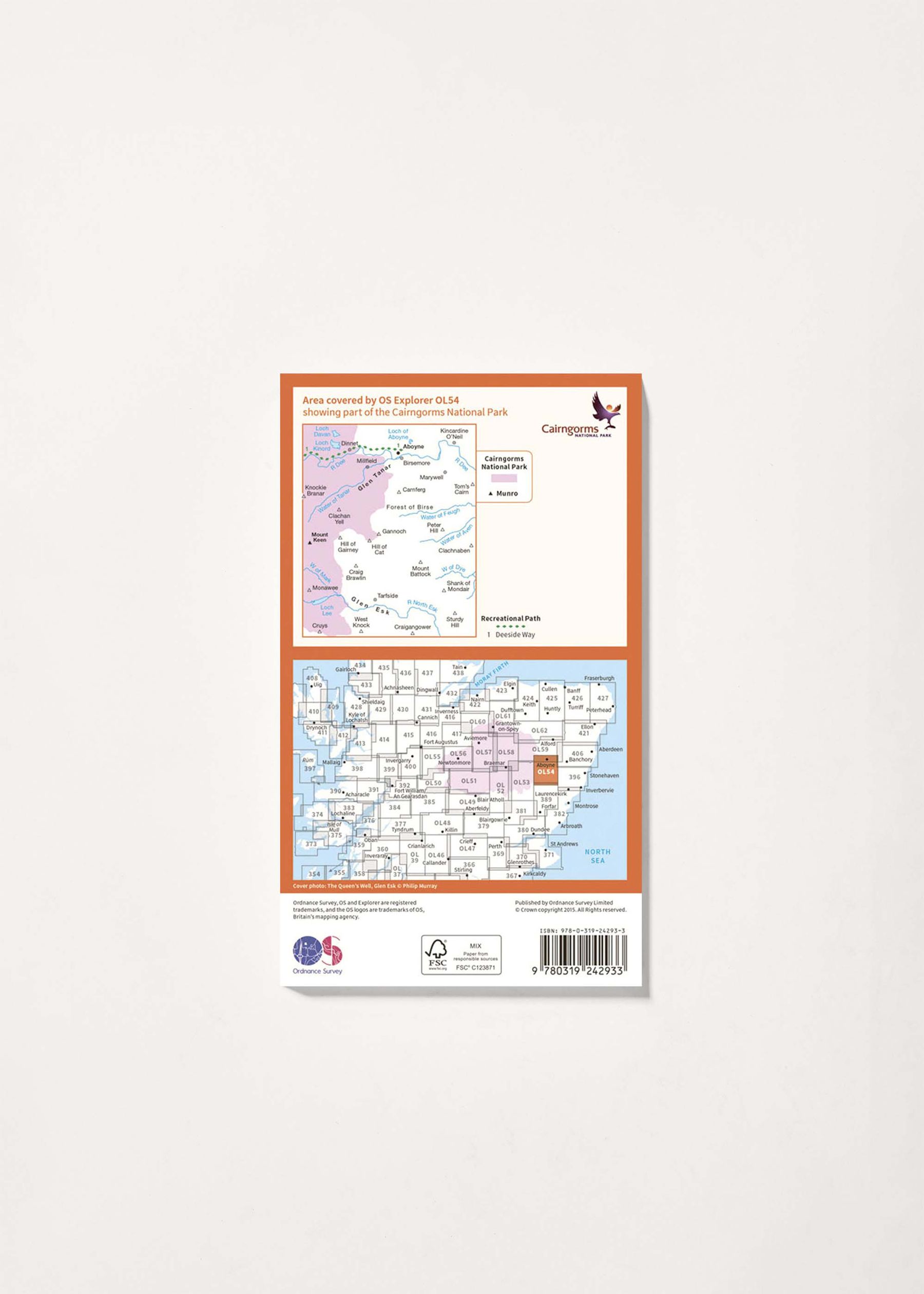 Image - 2 - Glen Esk & Glen Tanar - OS Explorer OL54 Map