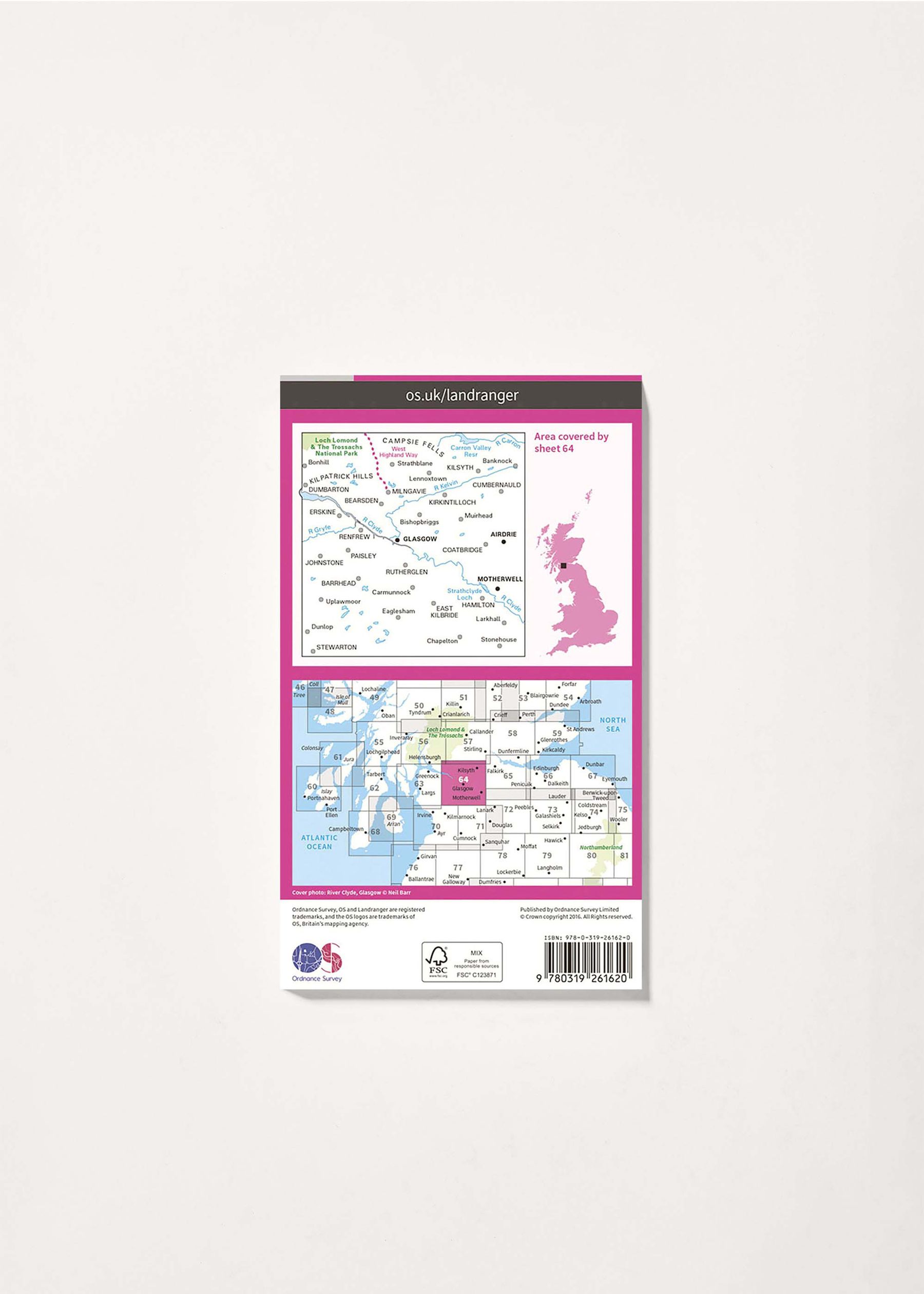 Image - 2 - Glasgow, Motherwell & Airdrie - Landranger 64 Map