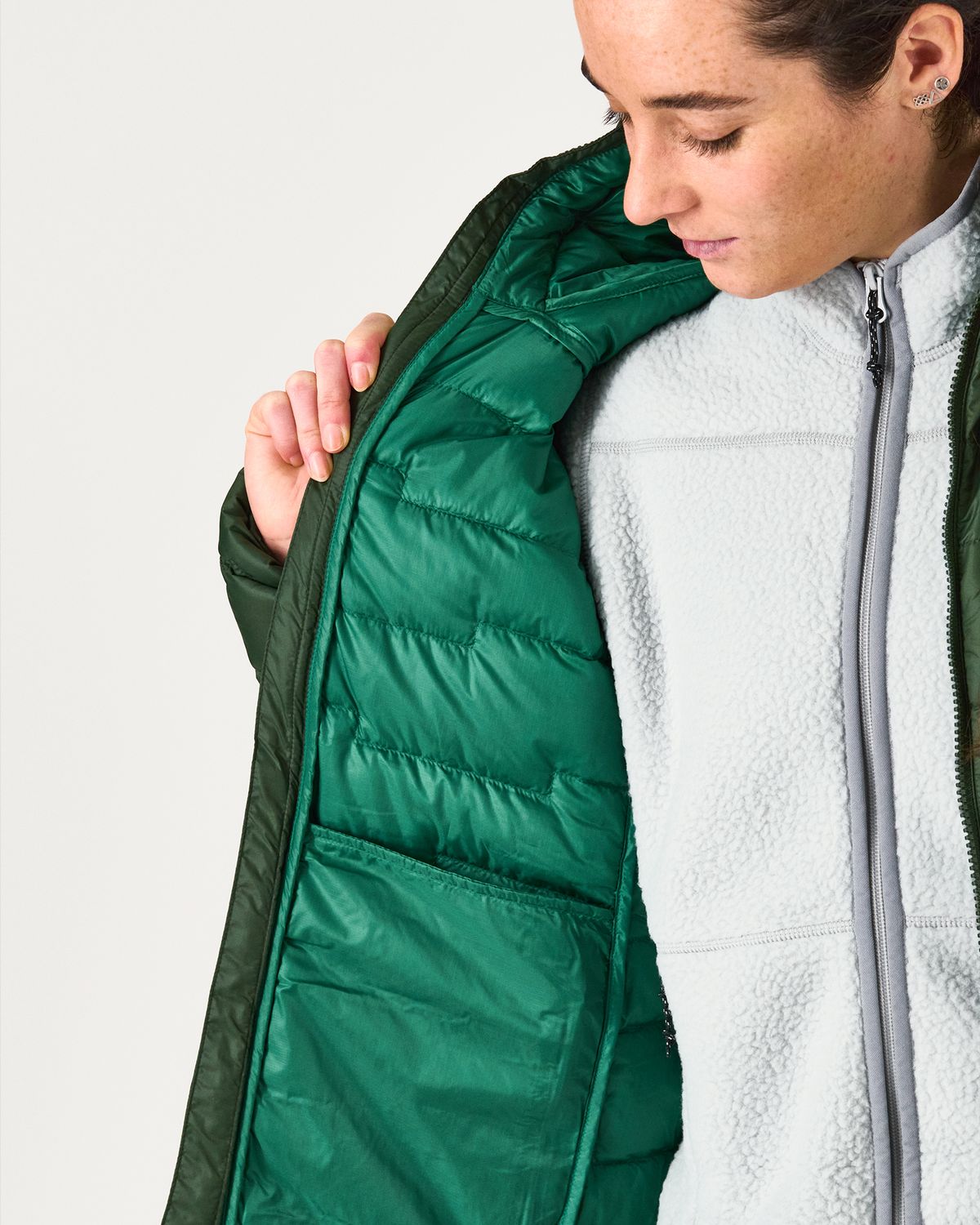 Internal drop pocket