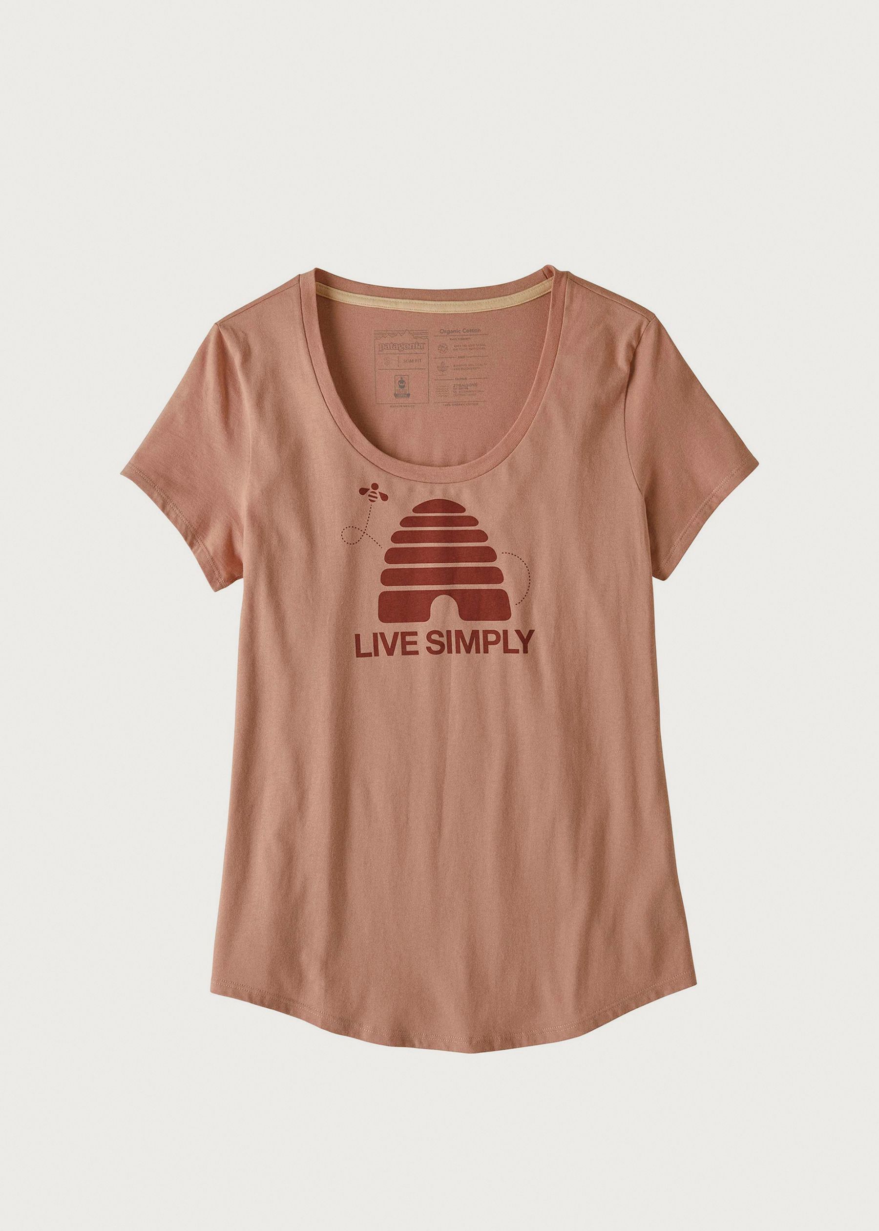 Image - 1 - Live Simply Hive Organic Scoop T-Shirt