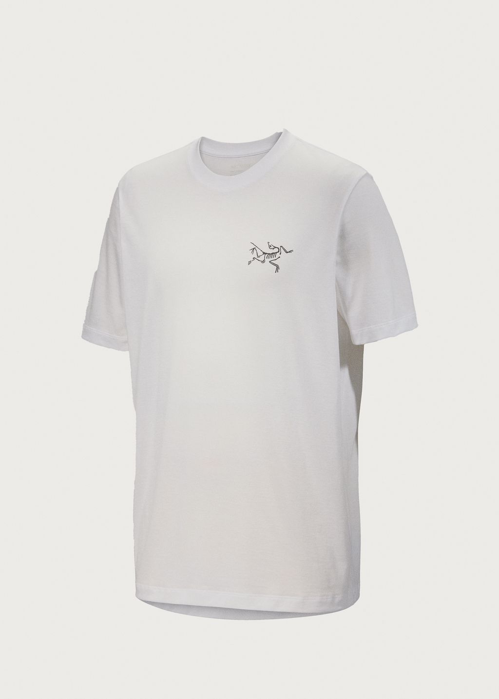 ARC’TERYX Tee White Minimal Tech Street Arcteryx Component Mens T-shirt in White