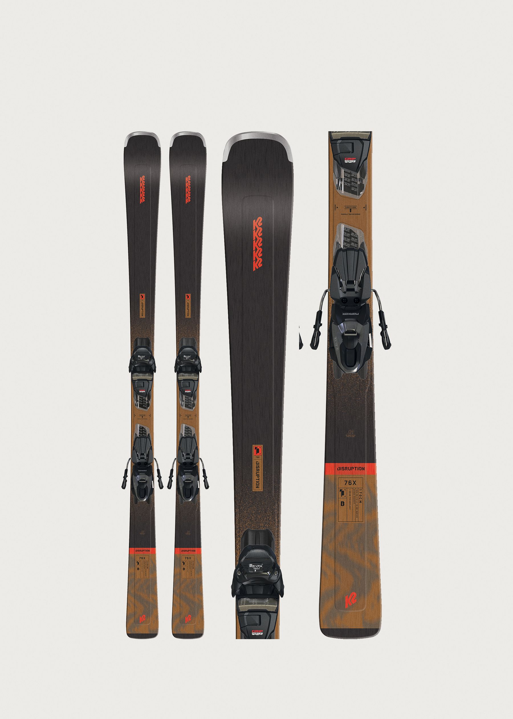Image - 1 - Disruption 76X Skis + M3 19 Compact Quikclik Bindings