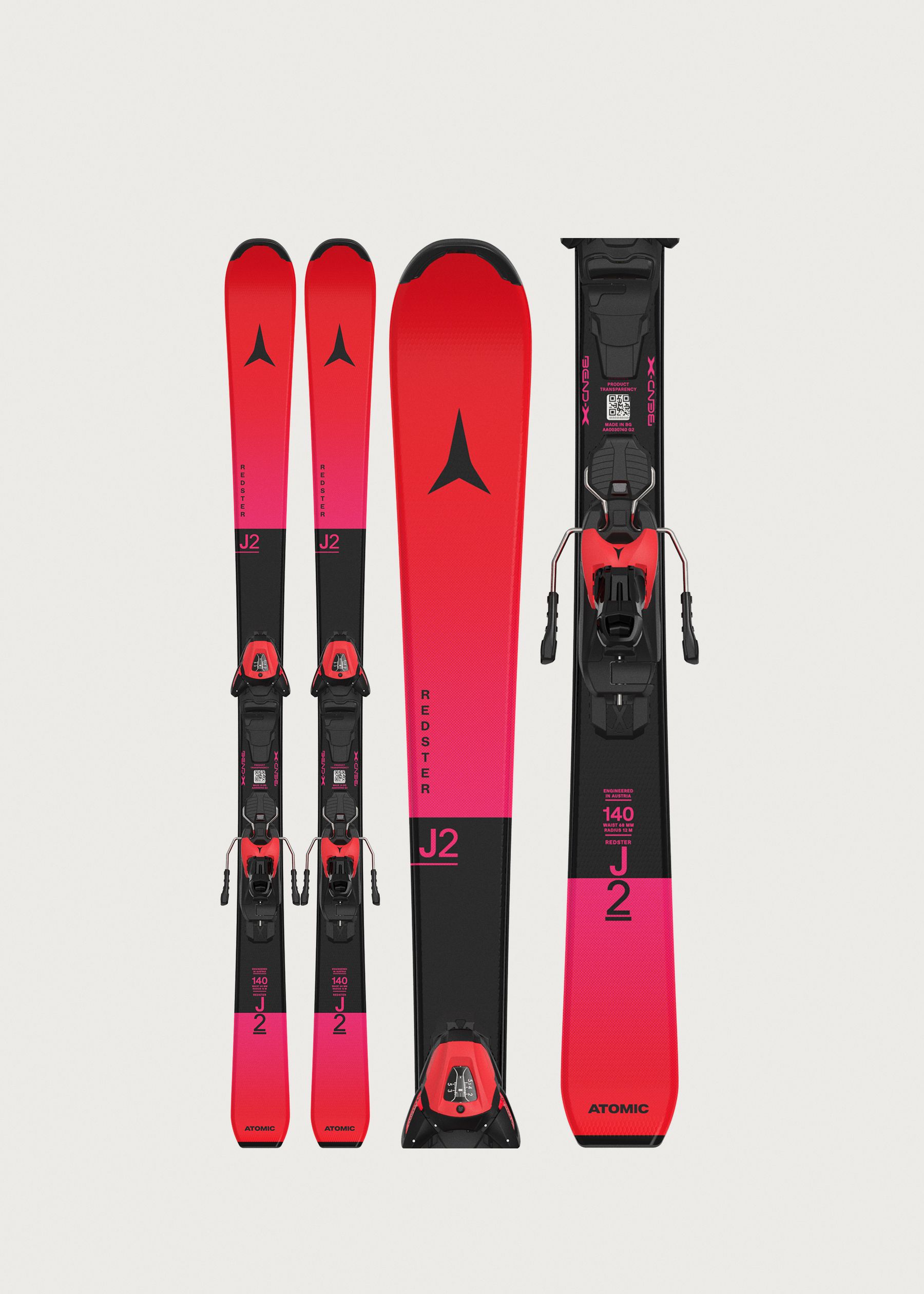 Image - 1 - Redster J2 (130-150cm) Skis + L 6 GW Bindings