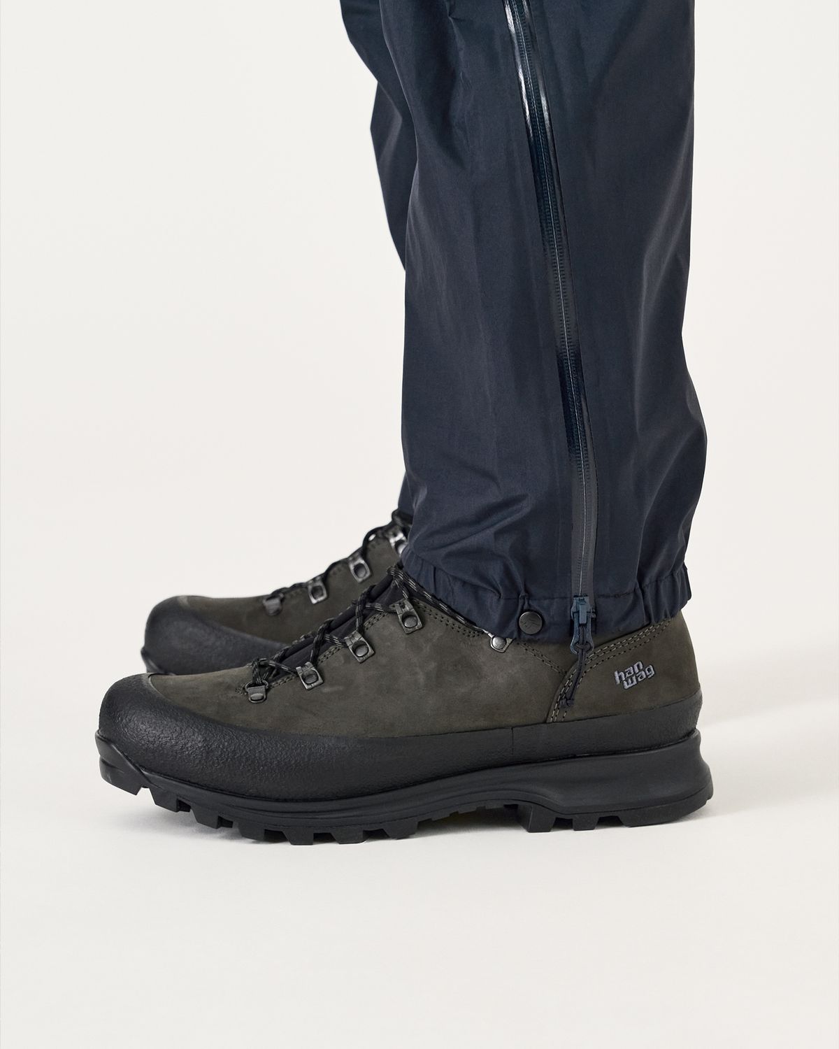   ¾ length two-way side zips 