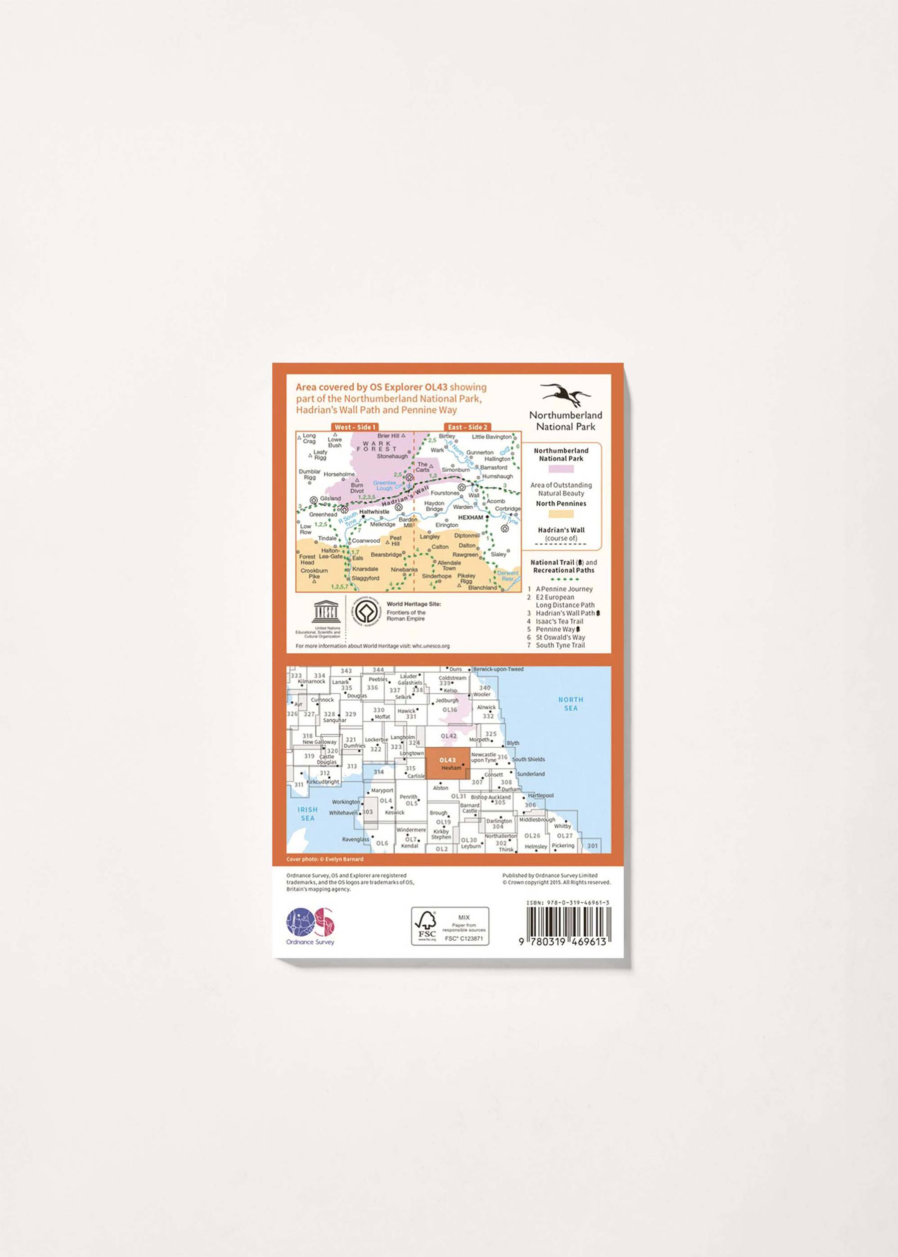 Image - 2 - Hadrian's Wall - OS Explorer Active OL43 Map