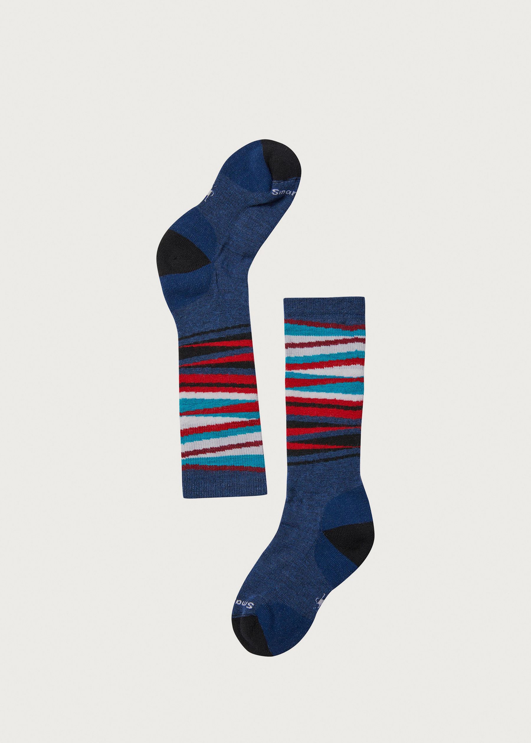 Image - 1 - Merino Wintersport Stripe Kids' Socks