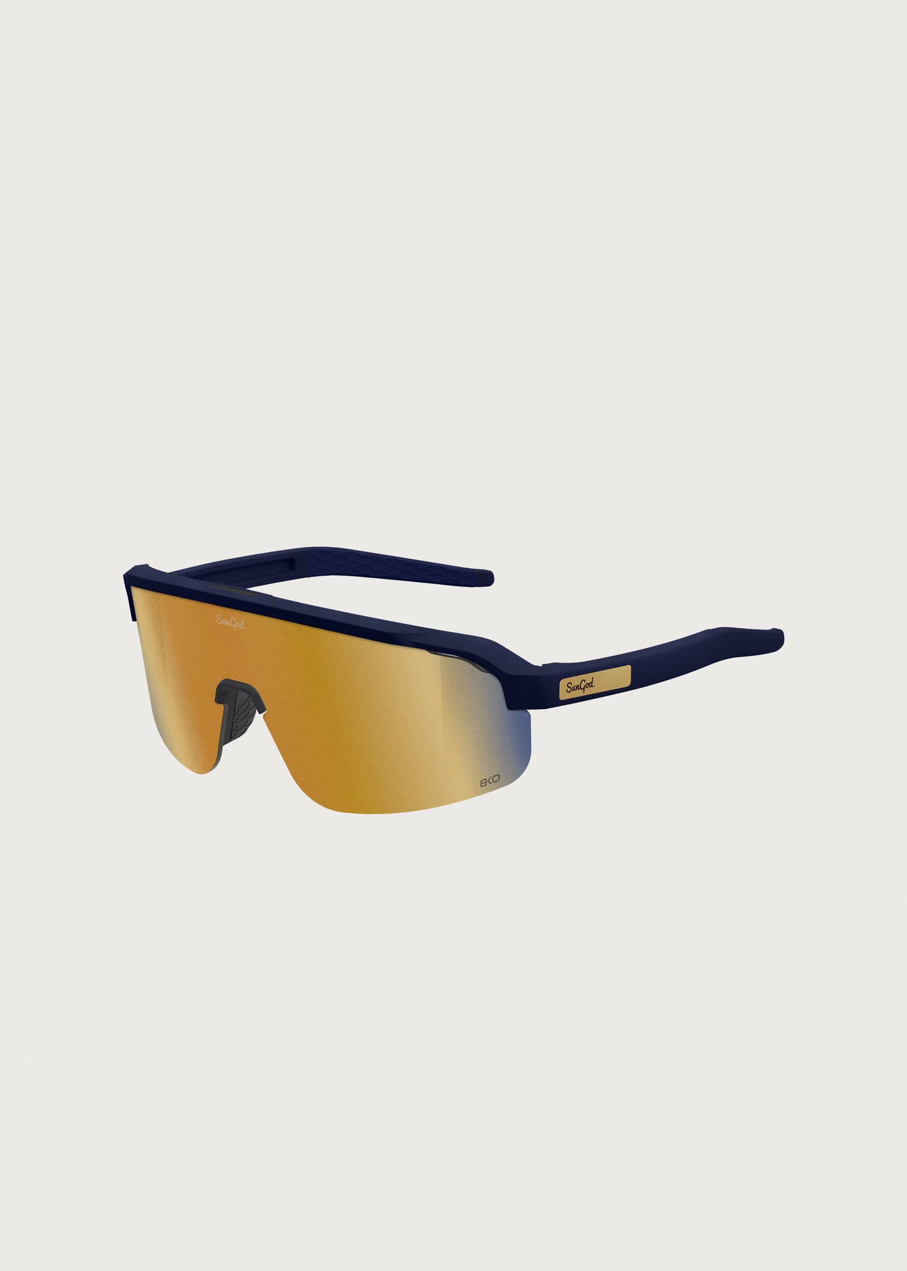 Image - 3 - Forty2s Matte Navy / 8KO Gold Sunglasses