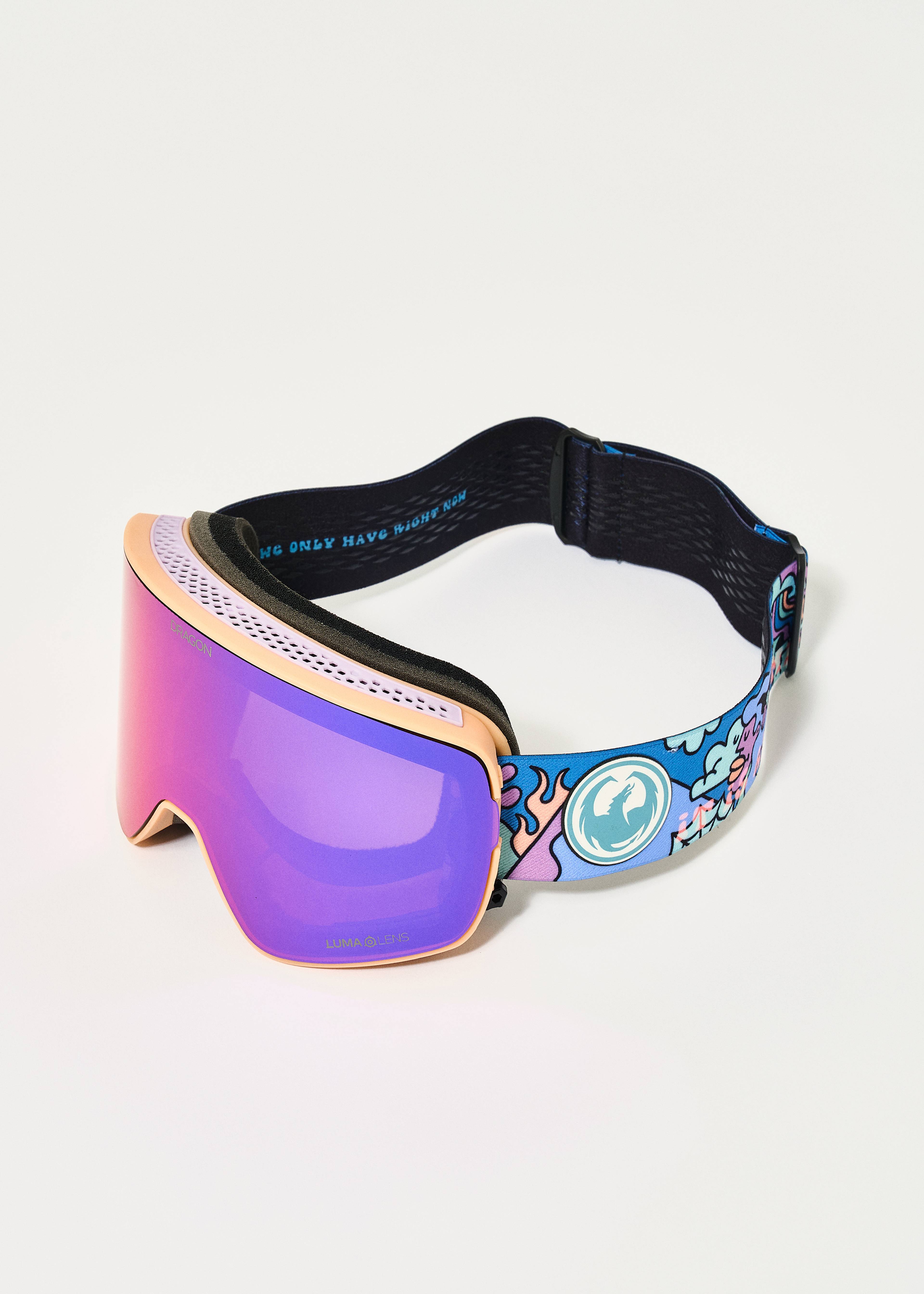 Dragon NFX2 Kimmy Fasani Signature / Lumalens Purple Ionized Goggles