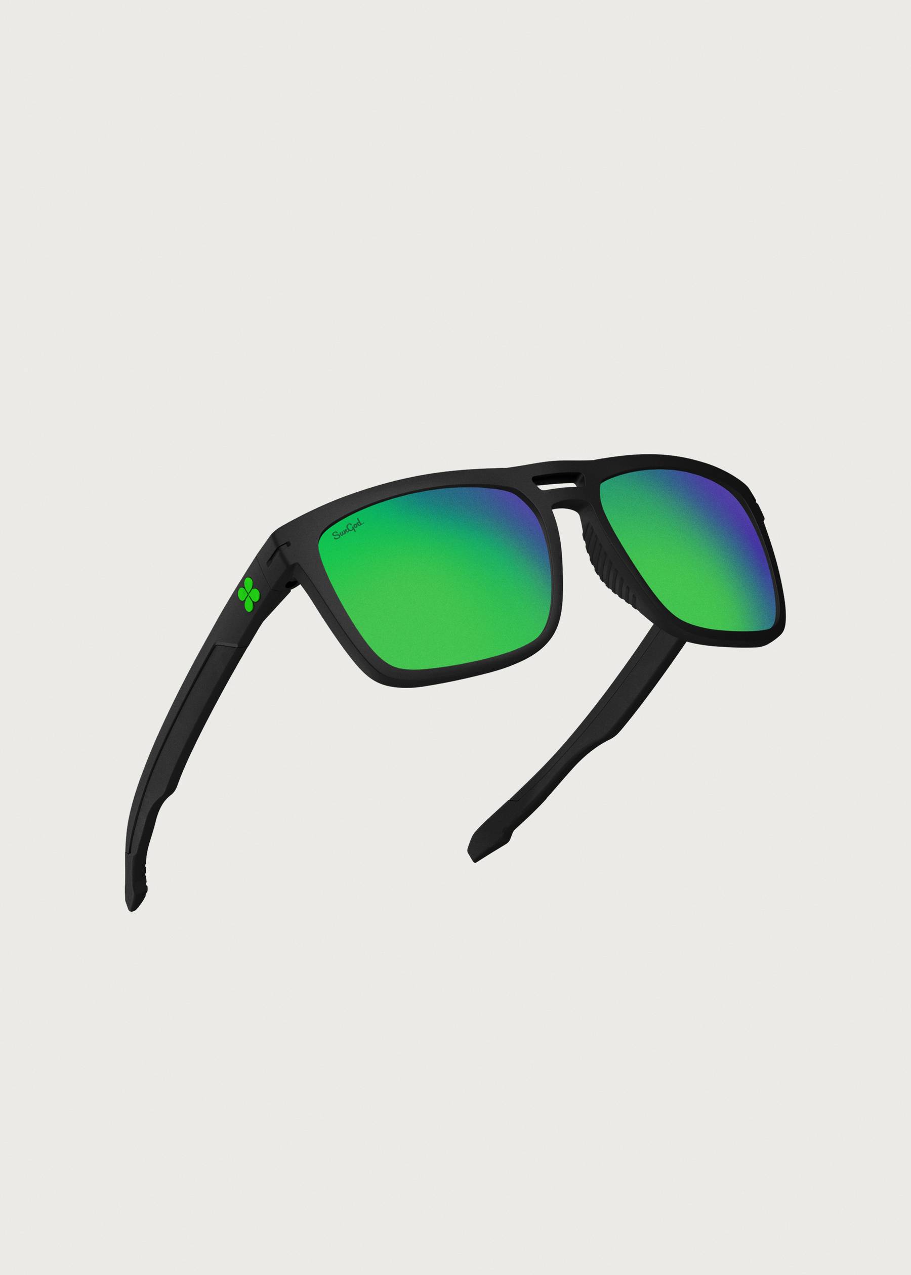 Image - 2 - Tempests Matte Black / 8KO Green Polarised Sunglasses