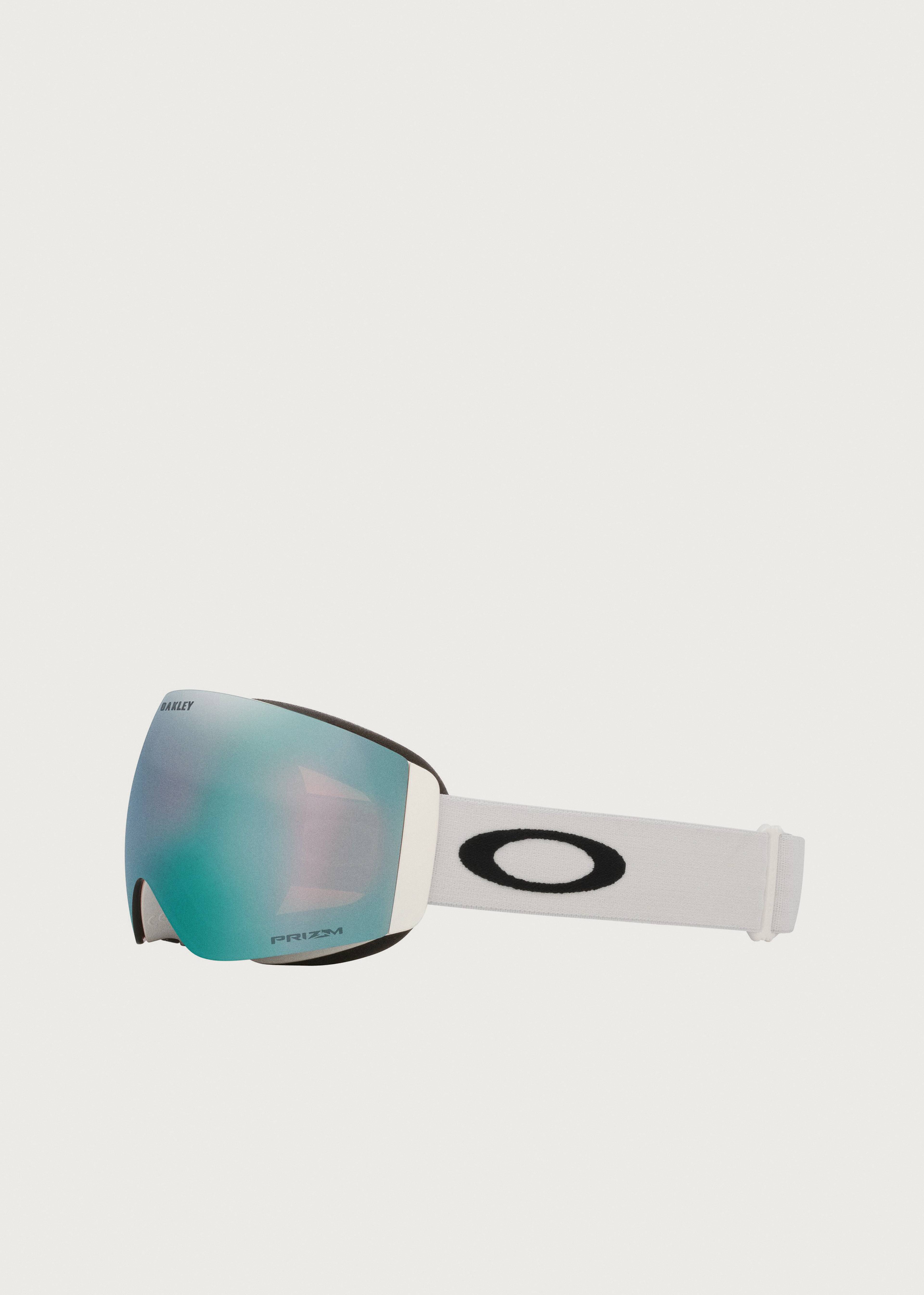 Oakley Flight Deck Pro M Matte White / Prizm Sapphire Iridium Goggles