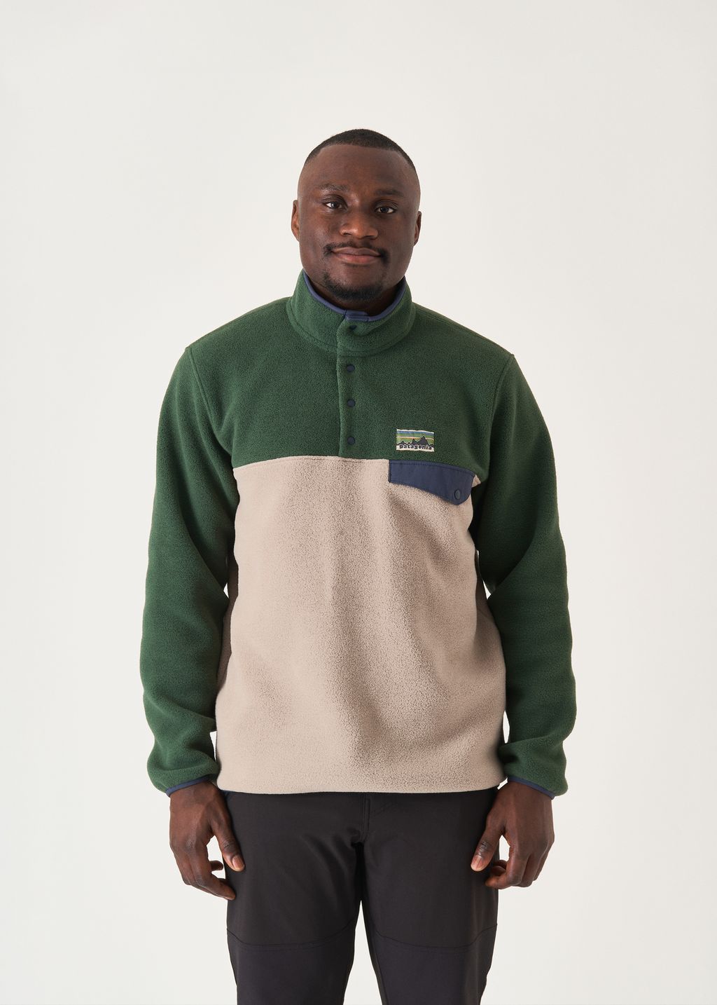 Patagonia Fleece Jacket Men's Synchilla Snap T Pullover Patagonia Mens Synchilla Snap-T Fleece Pullover Nickel Navy Blue