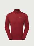 Dart Long Sleeve Zip Neck T-Shirt